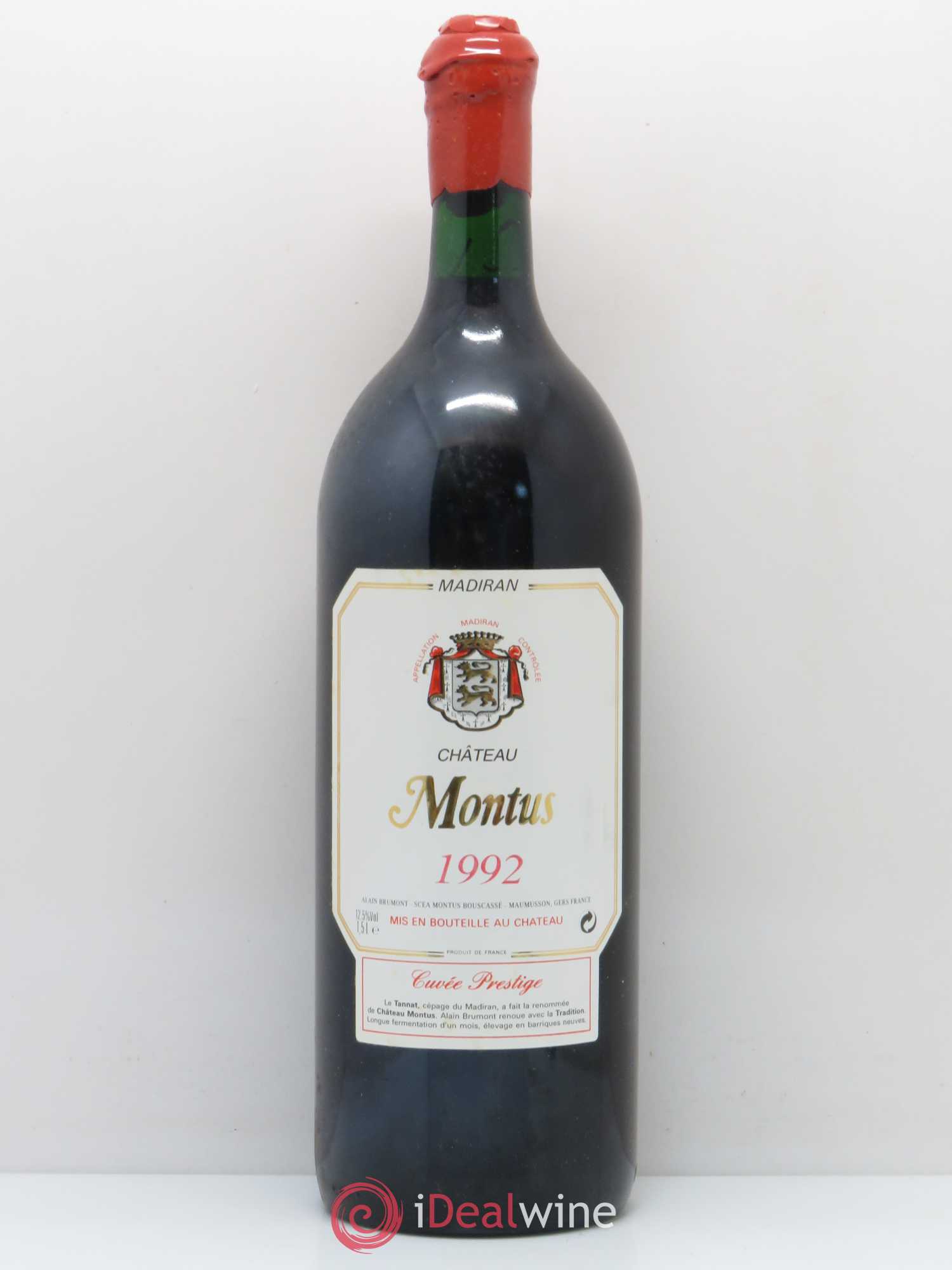 Madiran Château Montus-Prestige Alain Brumont (sans prix de réserve) 1992 - Lot de 1 magnum - 0