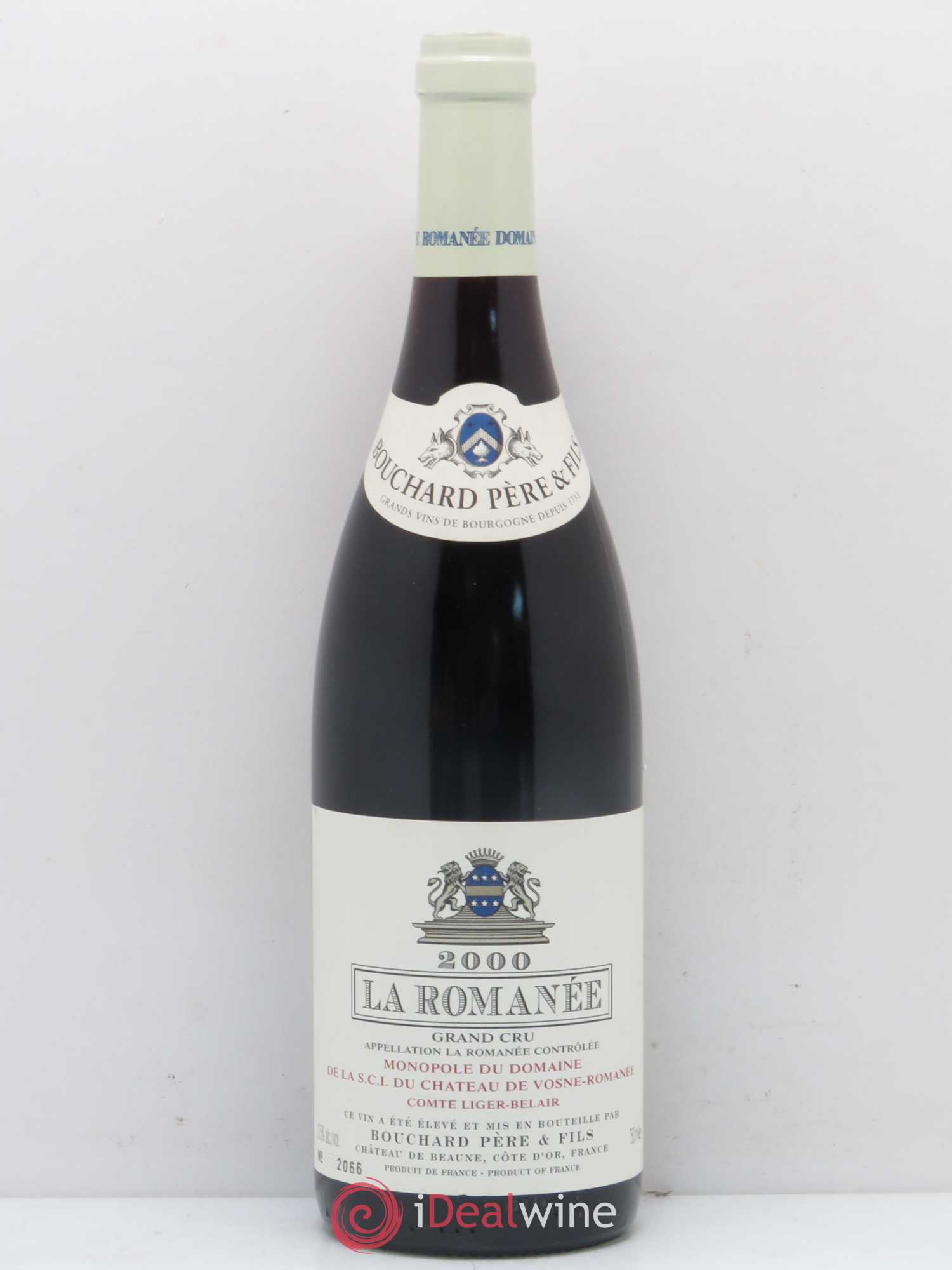 La Romanée Grand Cru Comte Liger-Belair (Domaine du) 2000 - Lot de 1 bouteille - 0