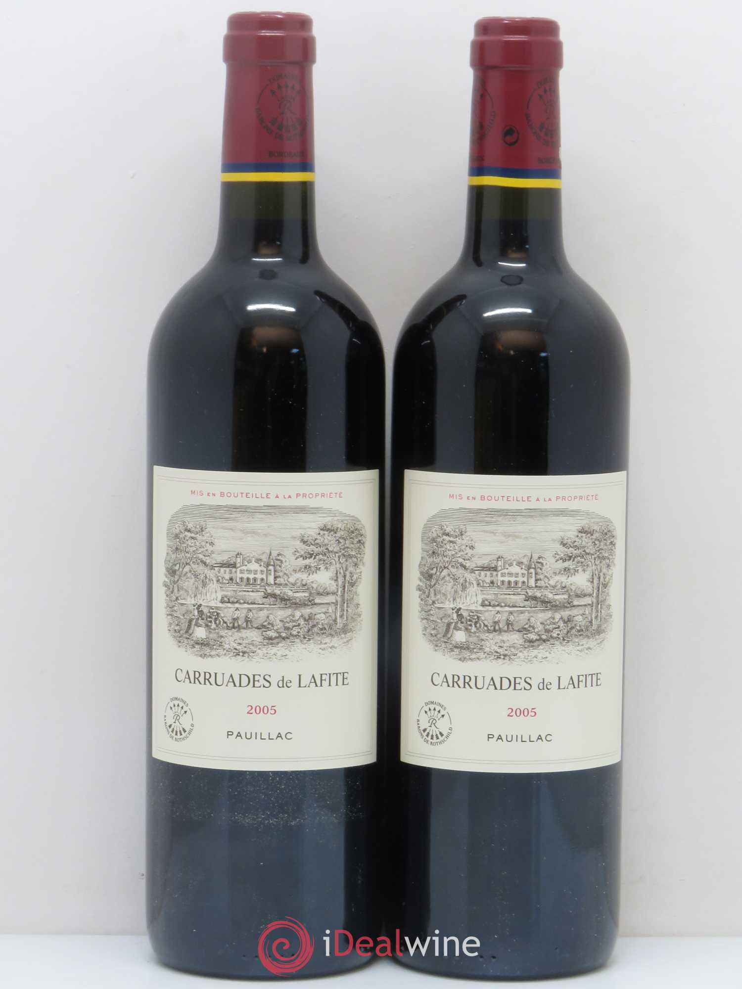 Carruades de Lafite Rothschild Second Vin (sans prix de réserve) 2005 - Lot de 2 bouteilles - 0