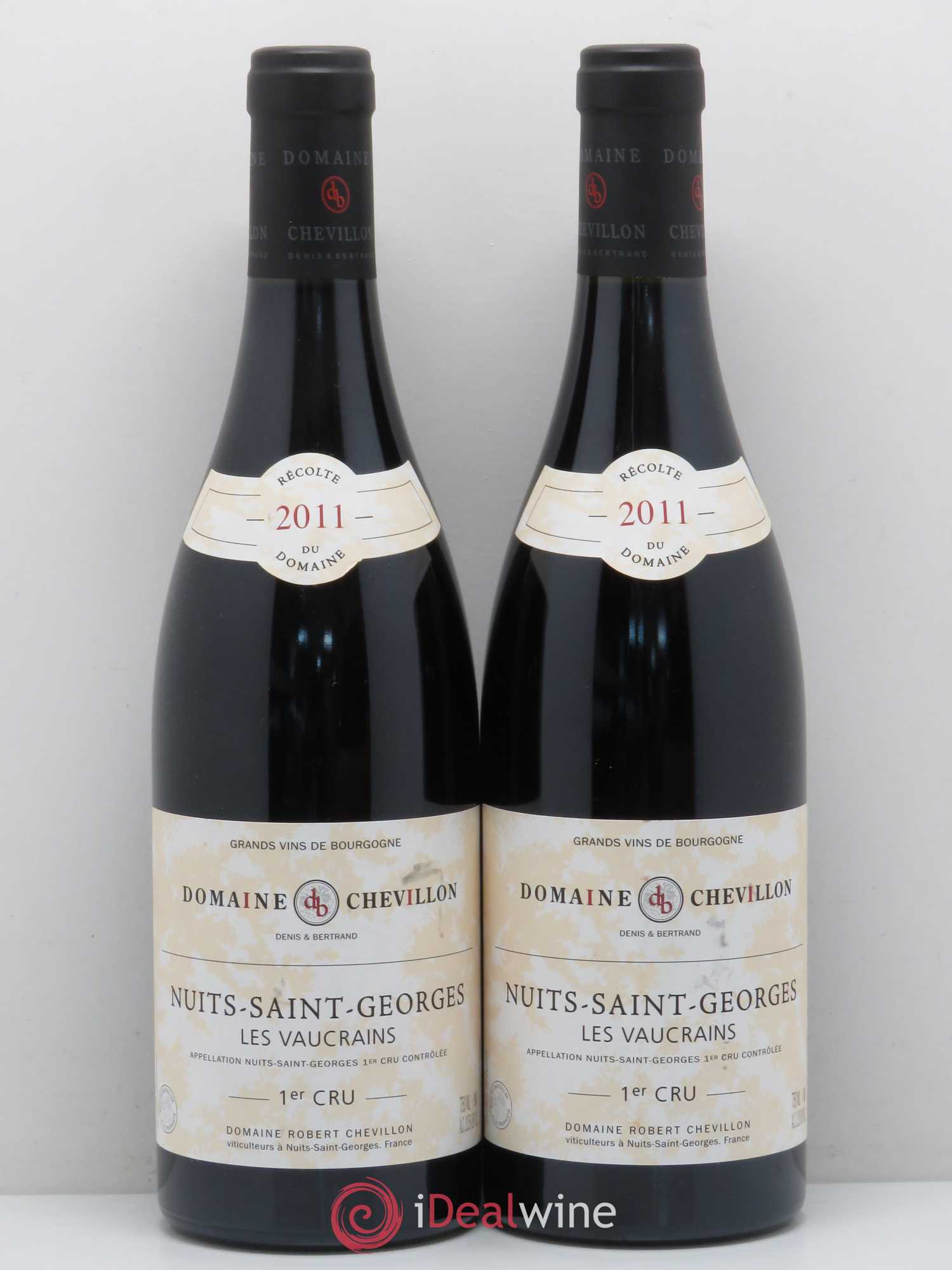Nuits-Saint-Georges 1er Cru Les Vaucrains Robert Chevillon 2011 - Lot de 2 bouteilles - 0