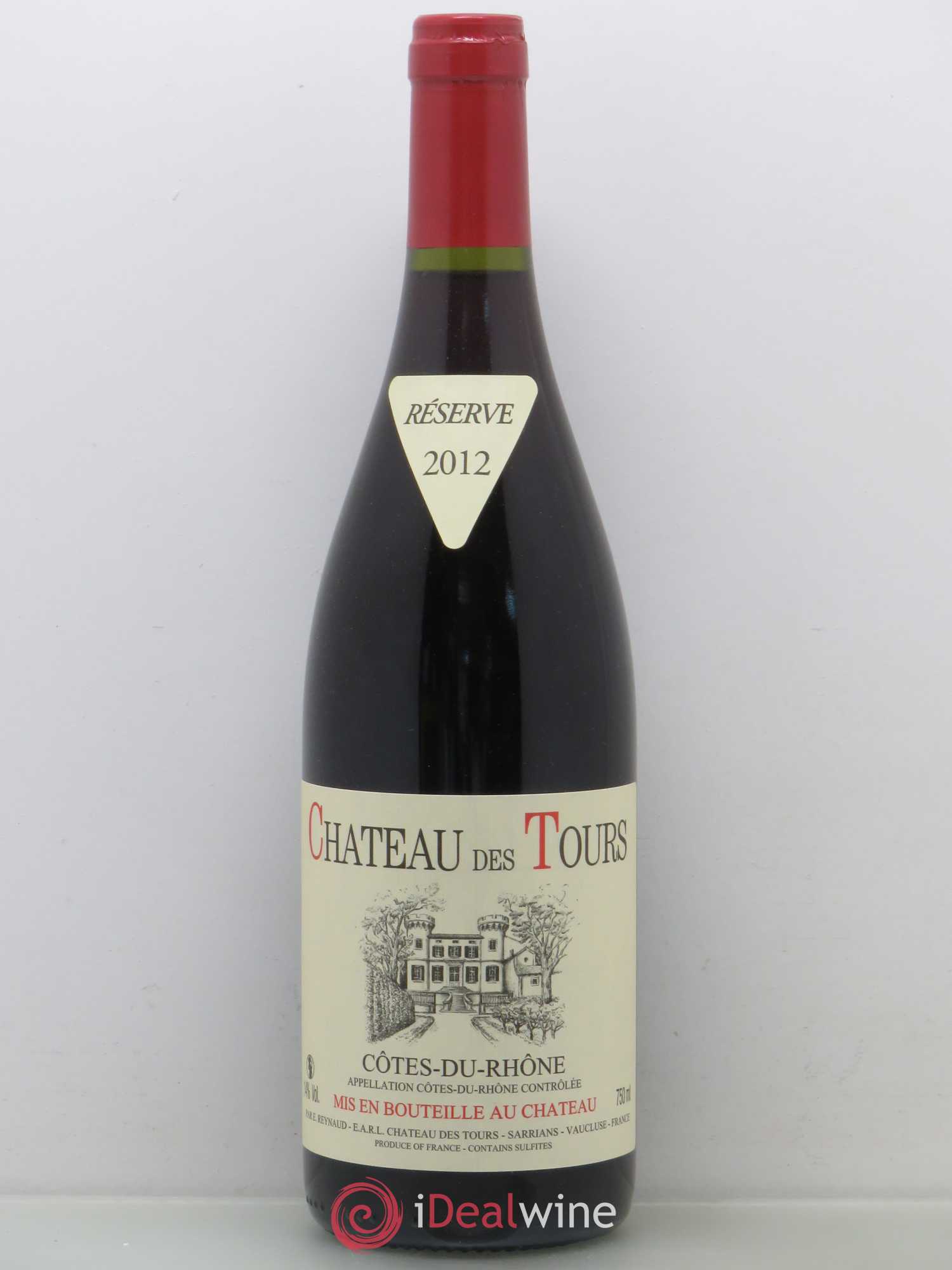 Côtes-du-Rhône Château des Tours Emmanuel Reynaud 2012 - Lot de 1 bouteille - 0