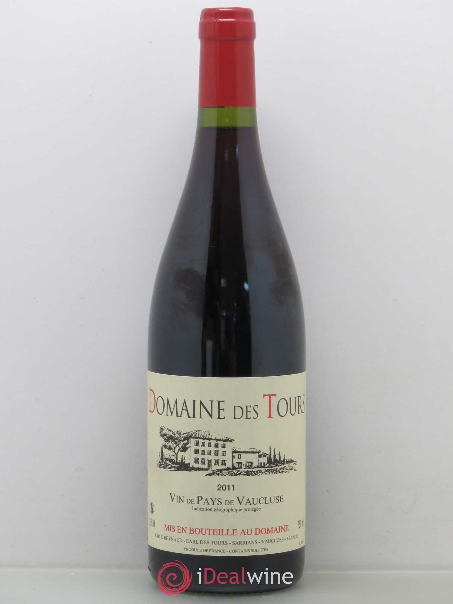 Vaucluse (Vin de Pays de Vaucluse) Domaine des Tours Emmanuel Reynaud 2011 - Lot de 1 bouteille - 0