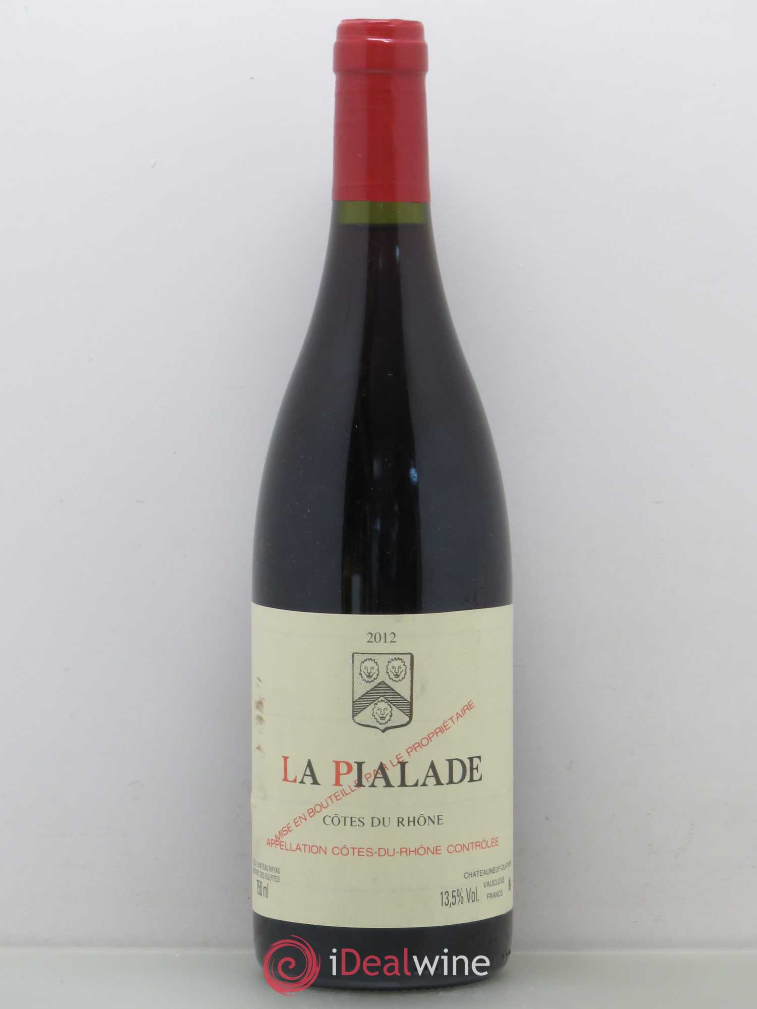 Côtes-du-Rhône La Pialade Emmanuel Reynaud 2012 - Lot de 1 bouteille - 0