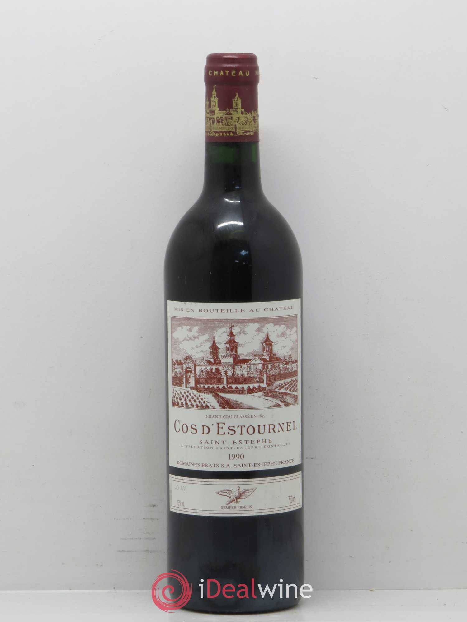 Cos d'Estournel 2ème Grand Cru Classé 1990 - Lot de 1 bouteille - 0