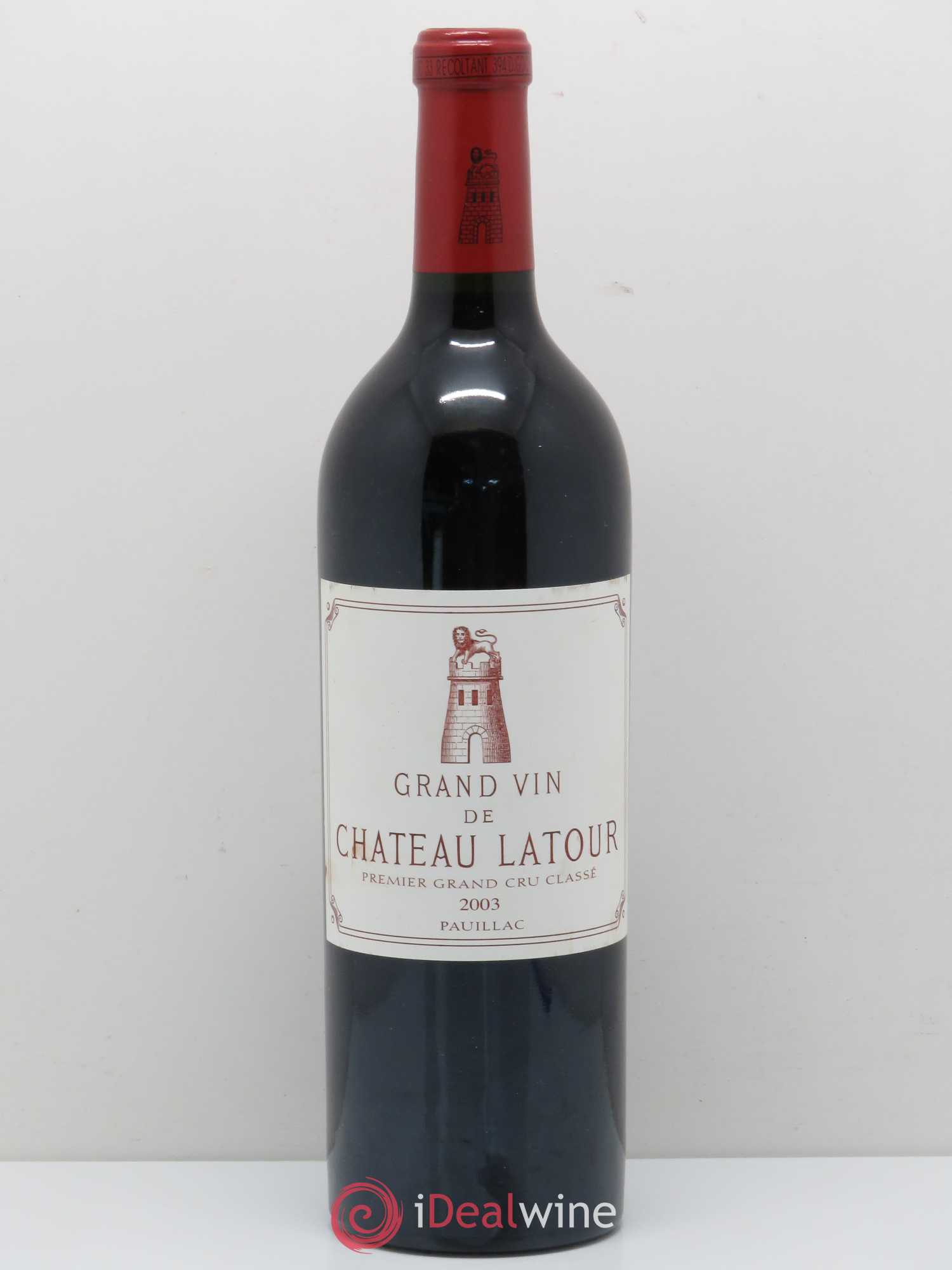 Château Latour 1er Grand Cru Classé (sans prix de réserve) 2003 - Lot de 1 bouteille - 0