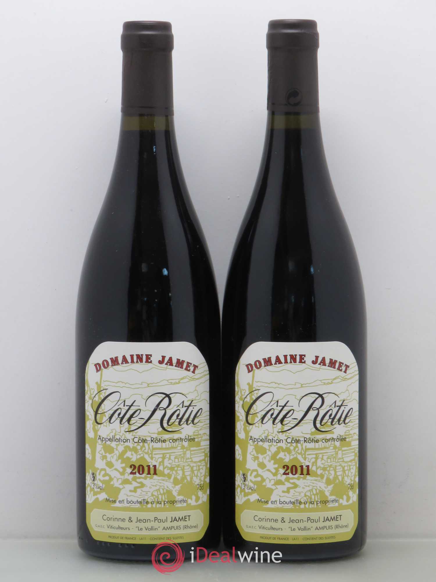 Côte-Rôtie Jamet (Domaine) 2011 - Lot de 2 bouteilles - 0