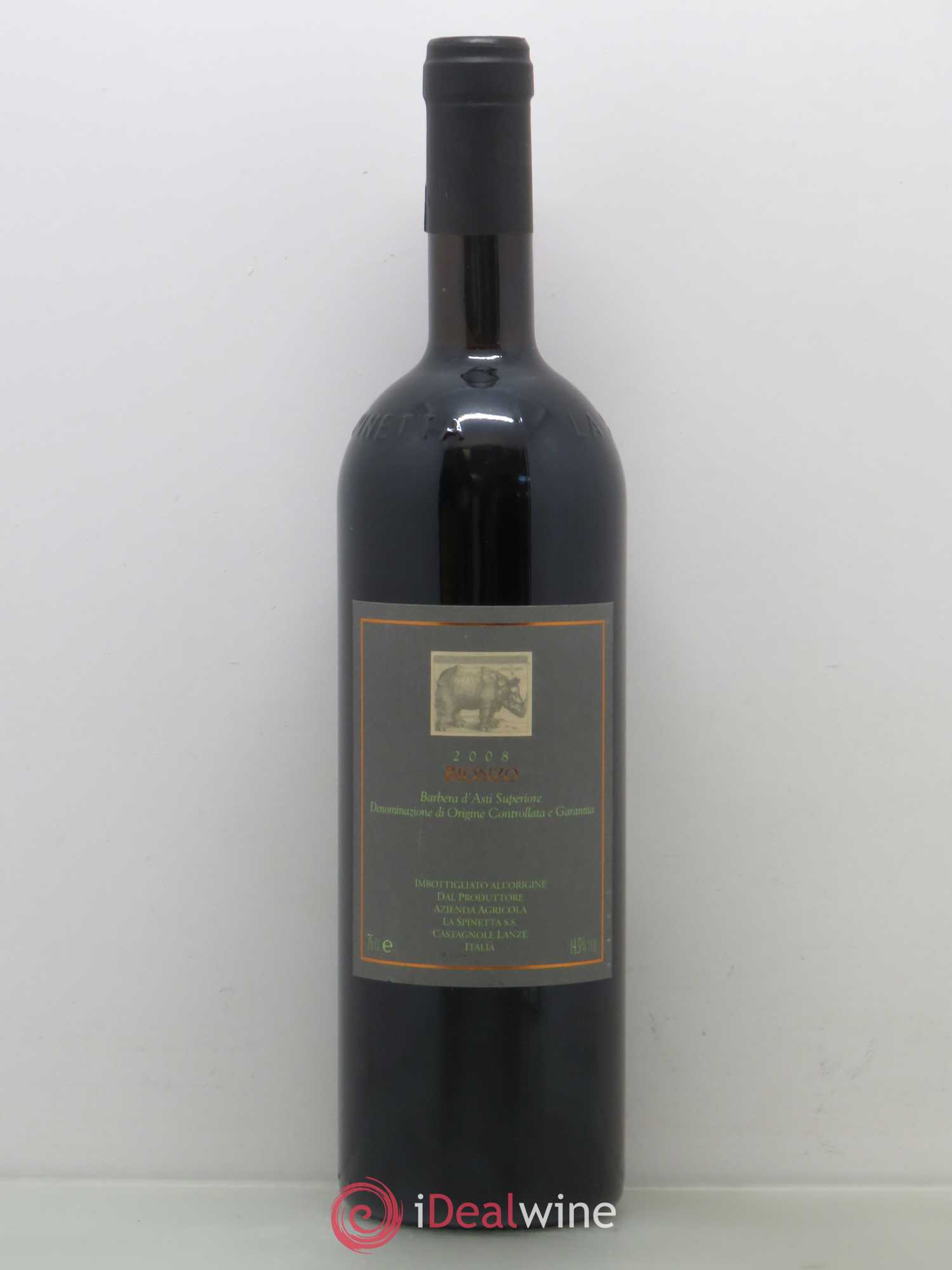 Italie La Spinetta Bionzo Superiore Rivetti (sans prix de réserve) 2008 - Posten von 1 Flasche - 0