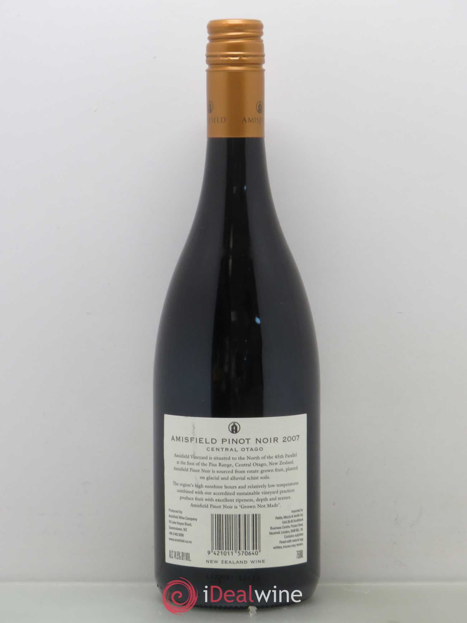 Nouvelle Zélande Pinot Noir Amisfield Central Otago 2007 - Posten von 1 Flasche - 1