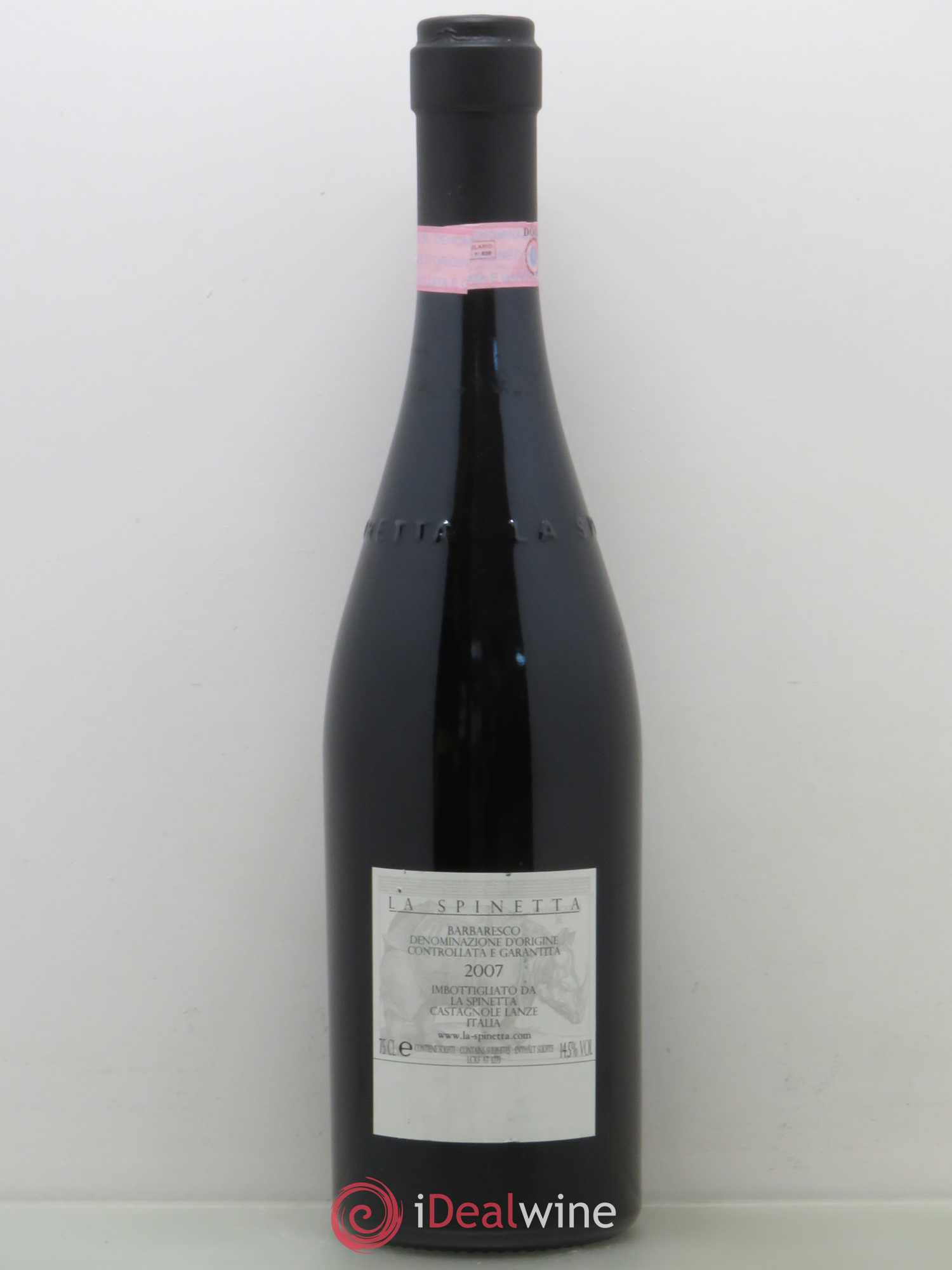 Barbaresco DOCG La Spinetta Valeirano Vursu Giorgio Rivetti 2007 - Lot de 1 bouteille - 1