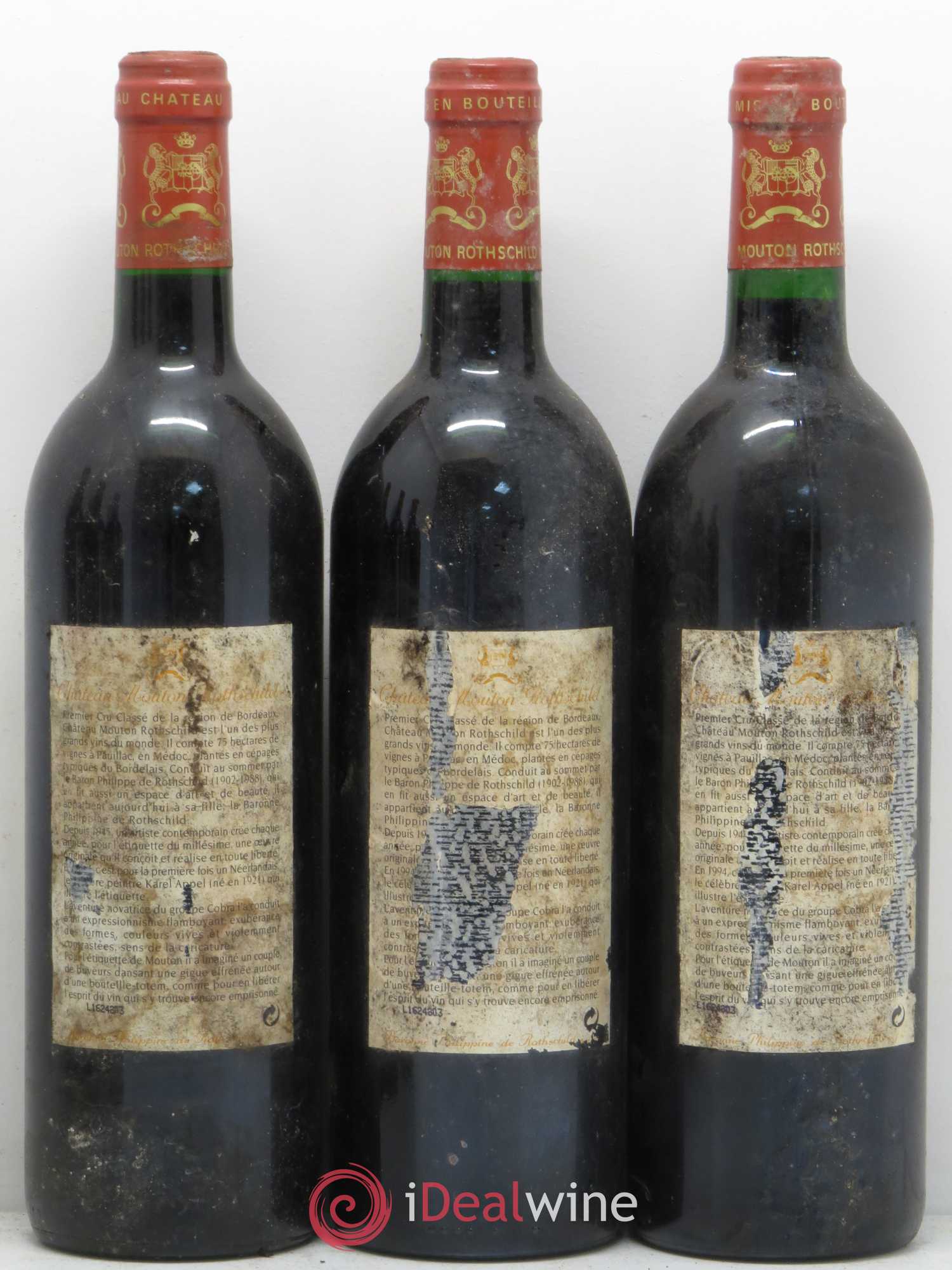 Château Mouton Rothschild 1er Grand Cru Classé 1994 - Lot de 6 bouteilles - 2