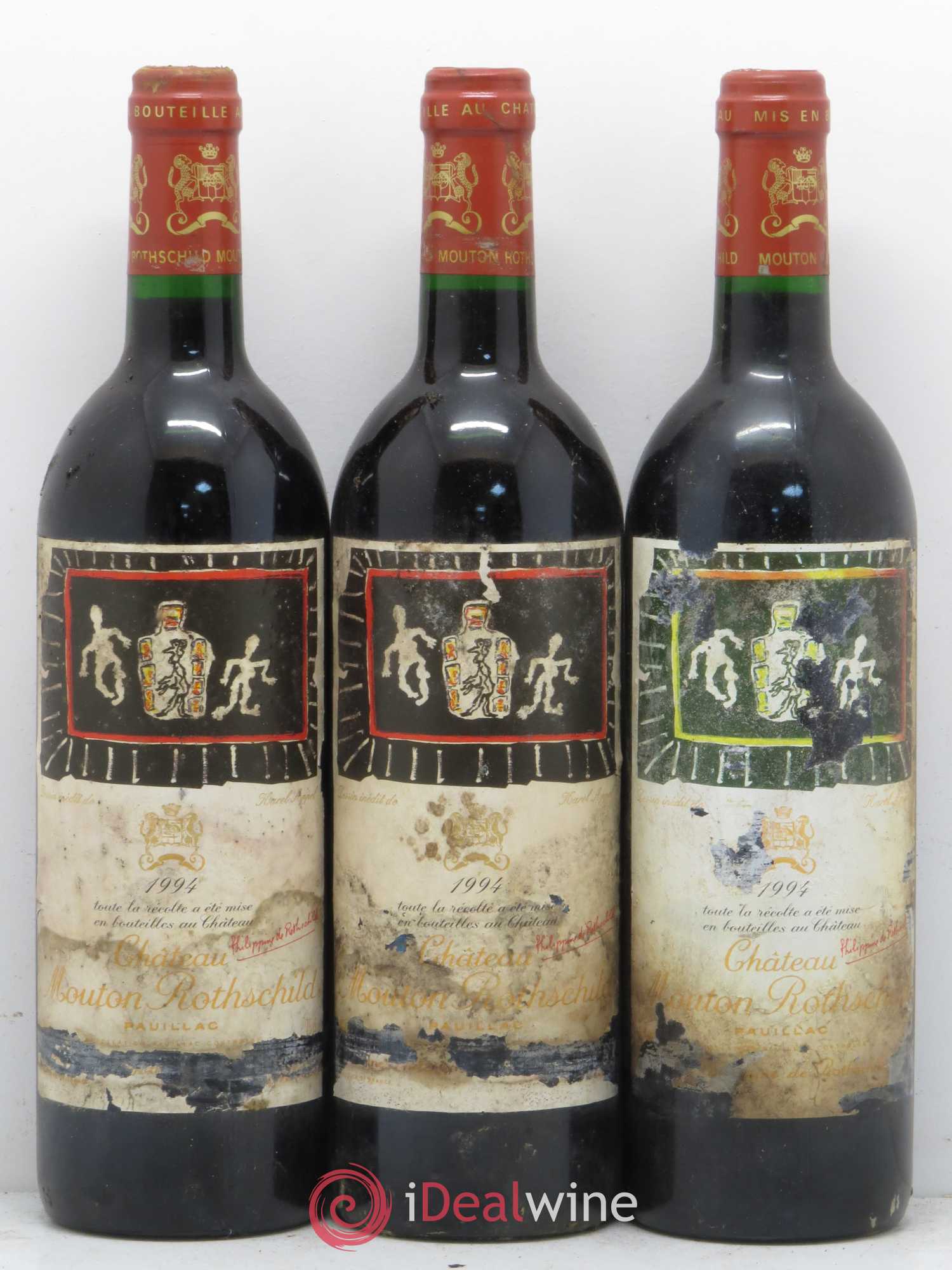 Château Mouton Rothschild 1er Grand Cru Classé 1994 - Lot de 6 bouteilles - 3