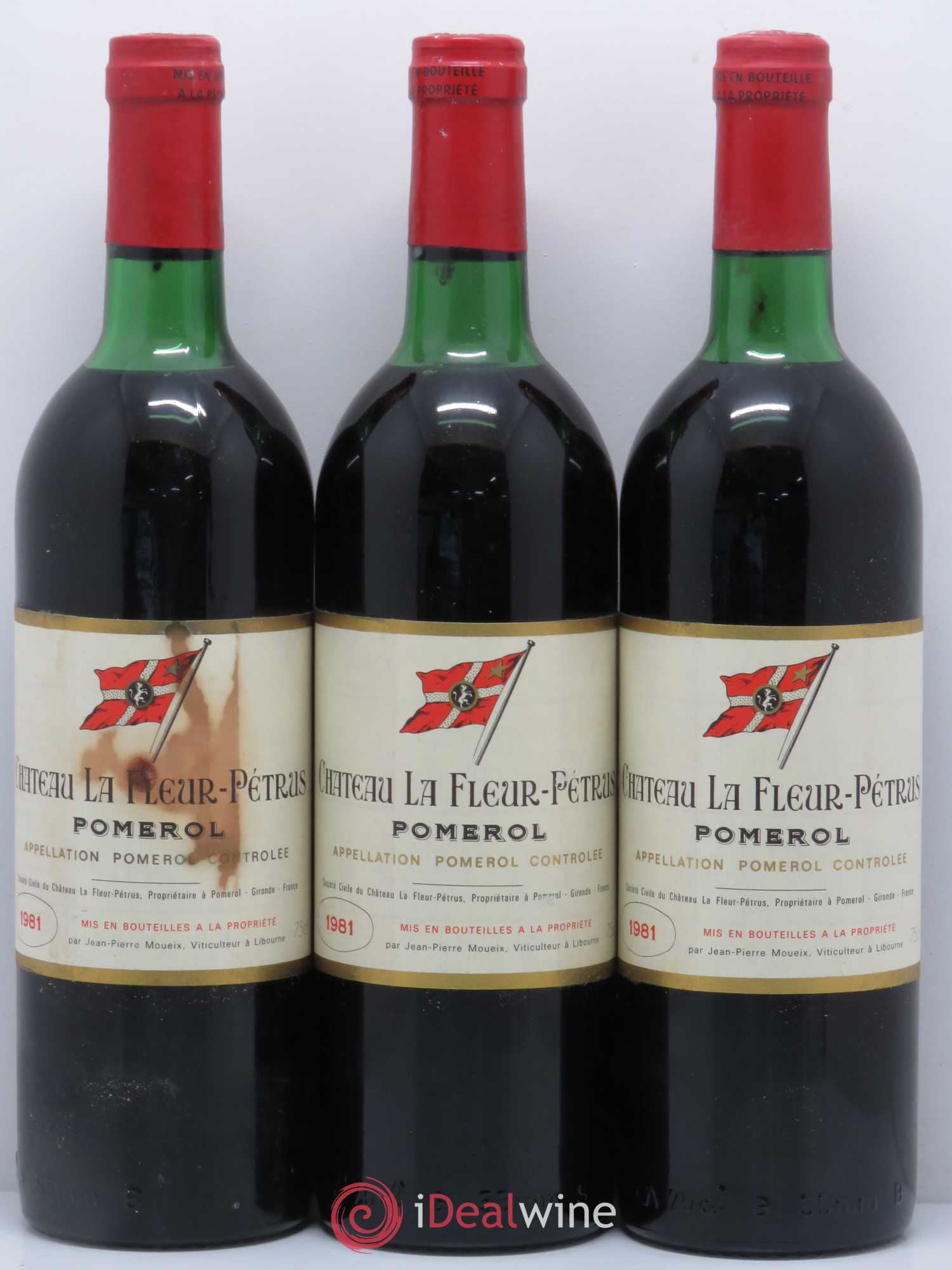 Château la Fleur Petrus 1981 - Lot de 3 bouteilles - 0