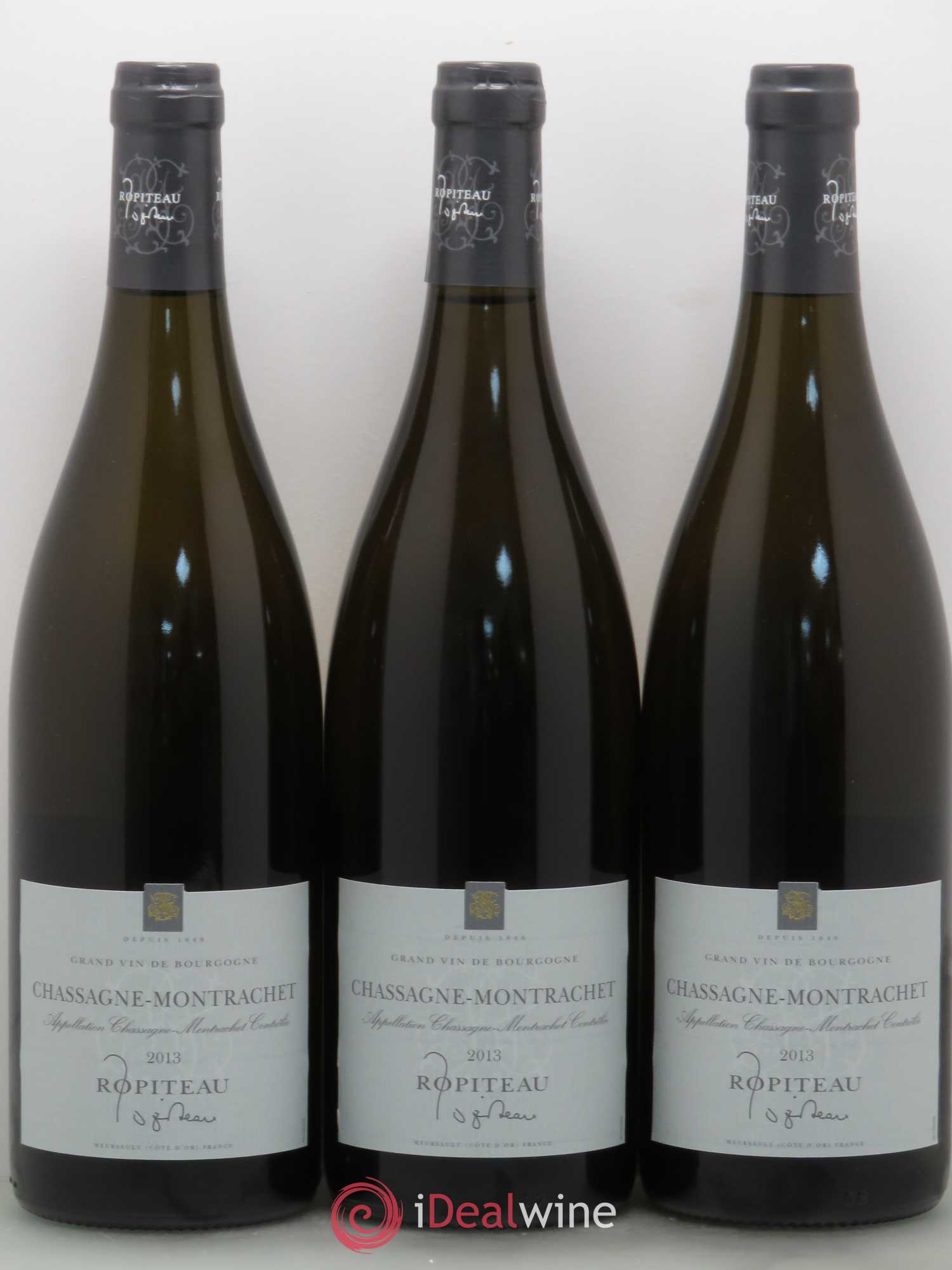 Chassagne-Montrachet Ropiteau (sans prix de réserve) 2013 - Lot de 6 bouteilles - 1