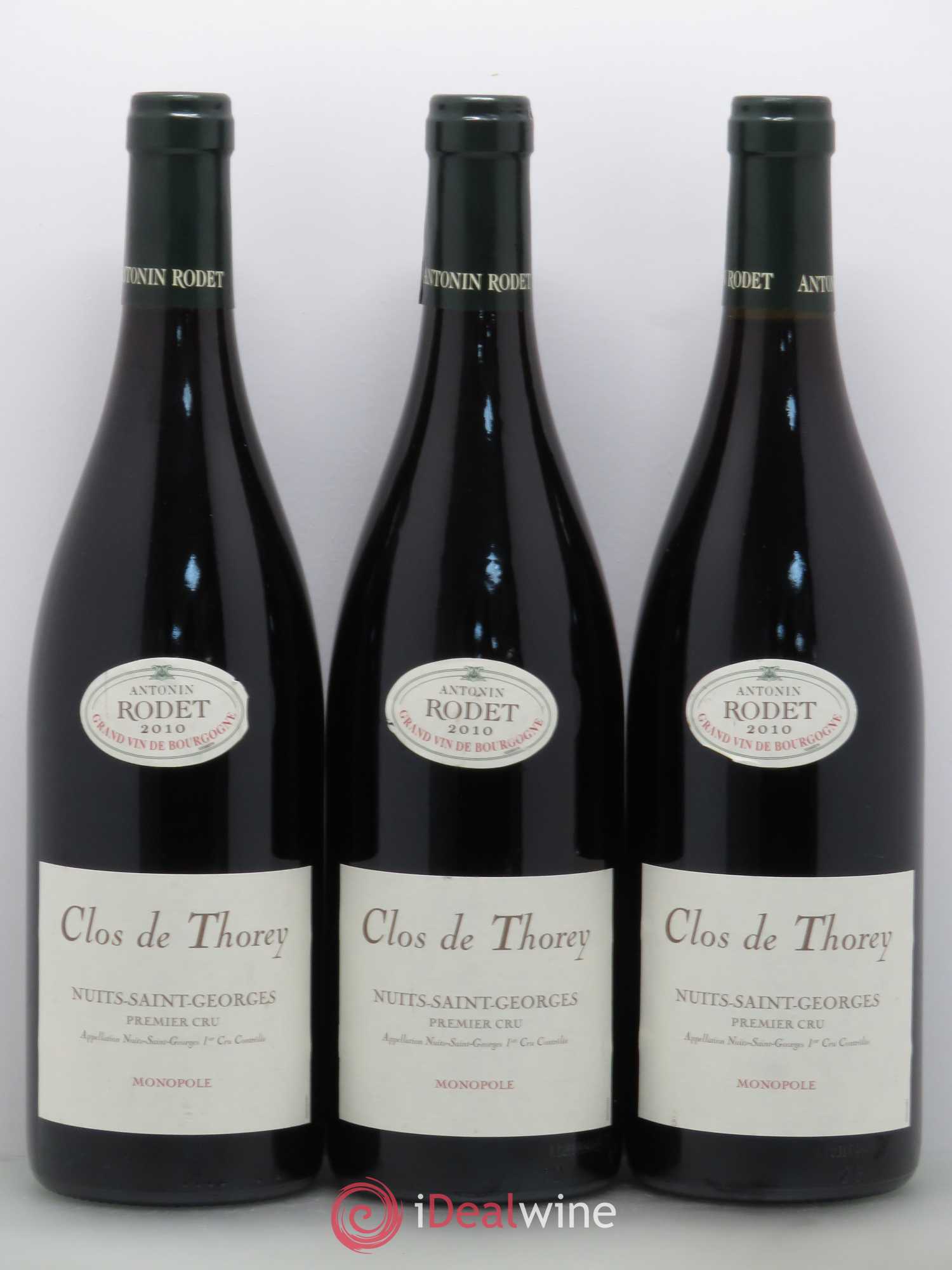 Nuits-Saint-Georges 1er Cru Clos de Thorey Rodet (sans prix de réserve) 2010 - Posten von 6 Flaschen - 2