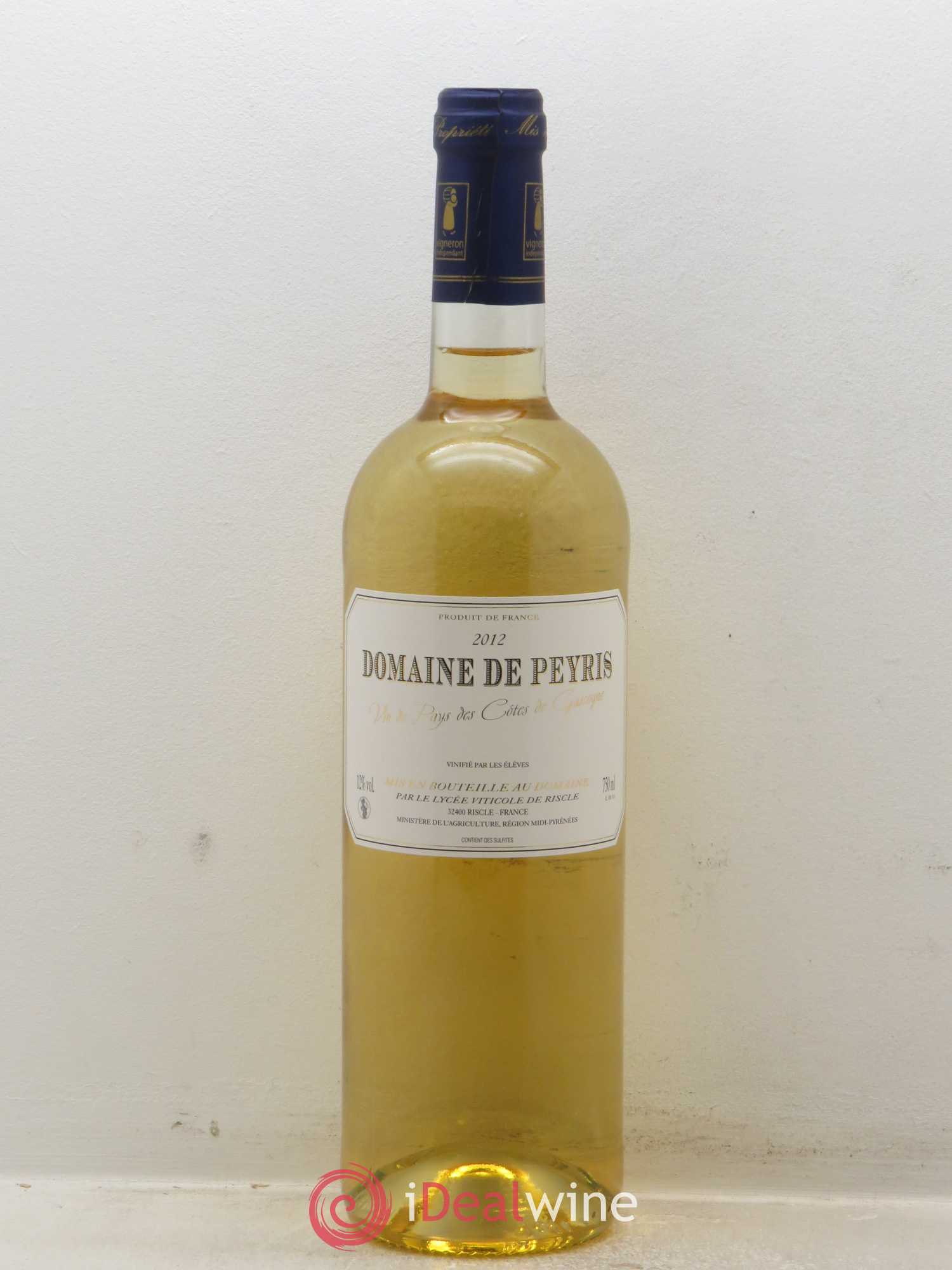 Divers Côtes de Gascogne Domaine de Peyris 2012 - Posten von 1 Flasche - 0