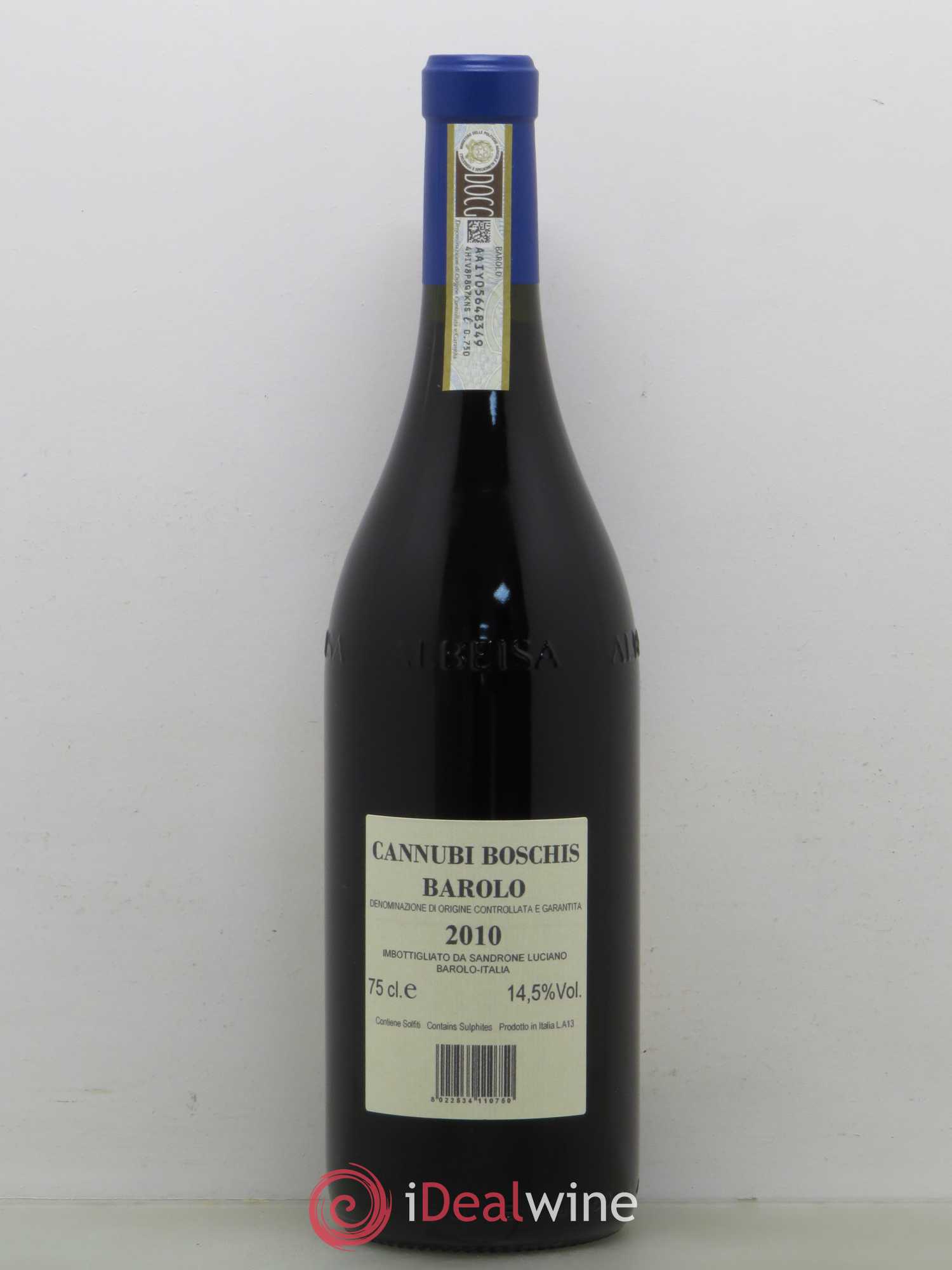 Barolo DOCG Aleste (anciennement Cannubi Boschis) Luciano Sandrone 2010 - Lot de 1 bouteille - 1
