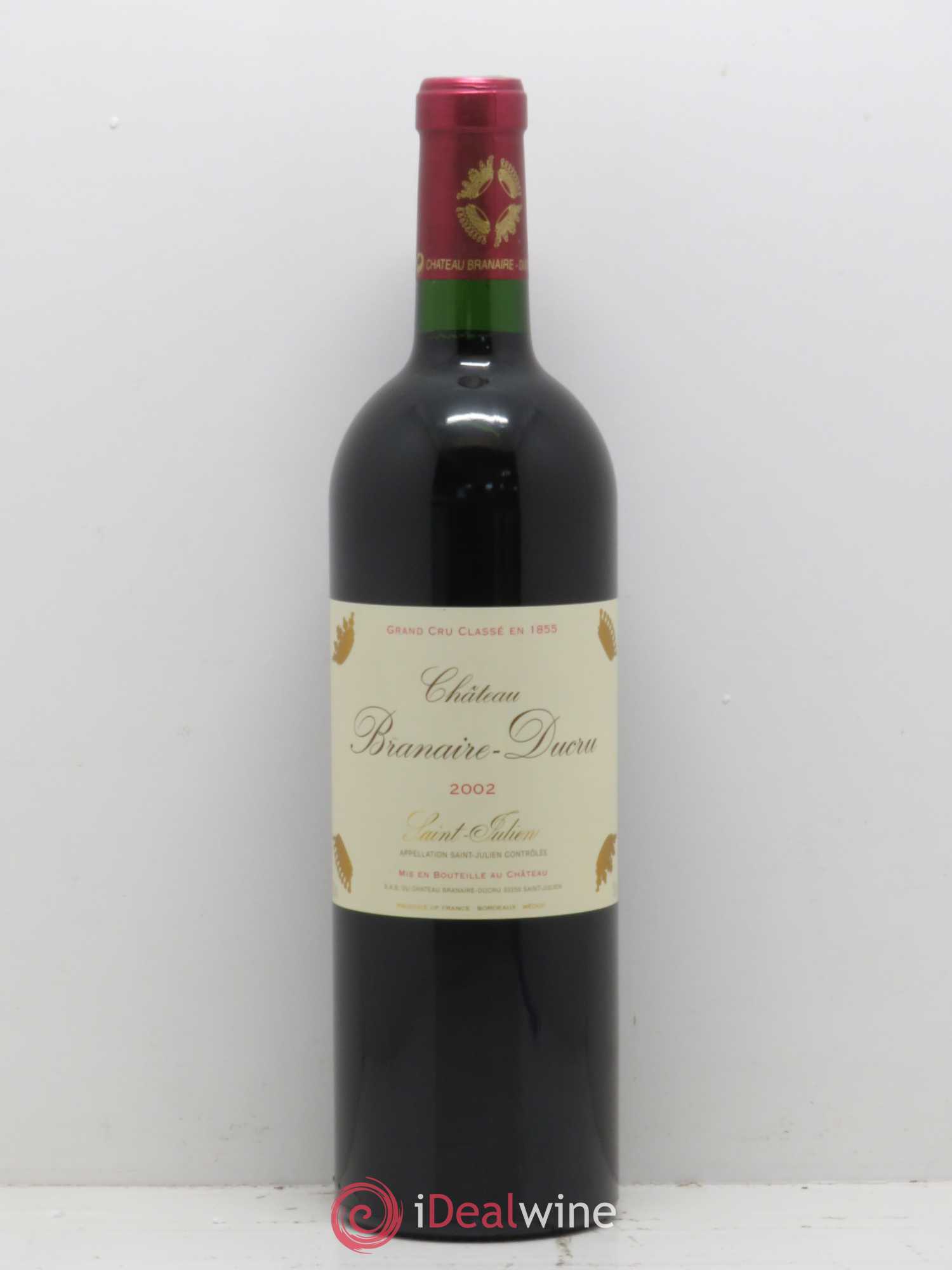 Château Branaire Ducru 4ème Grand Cru Classé 2002 - Lot de 1 bouteille - 0