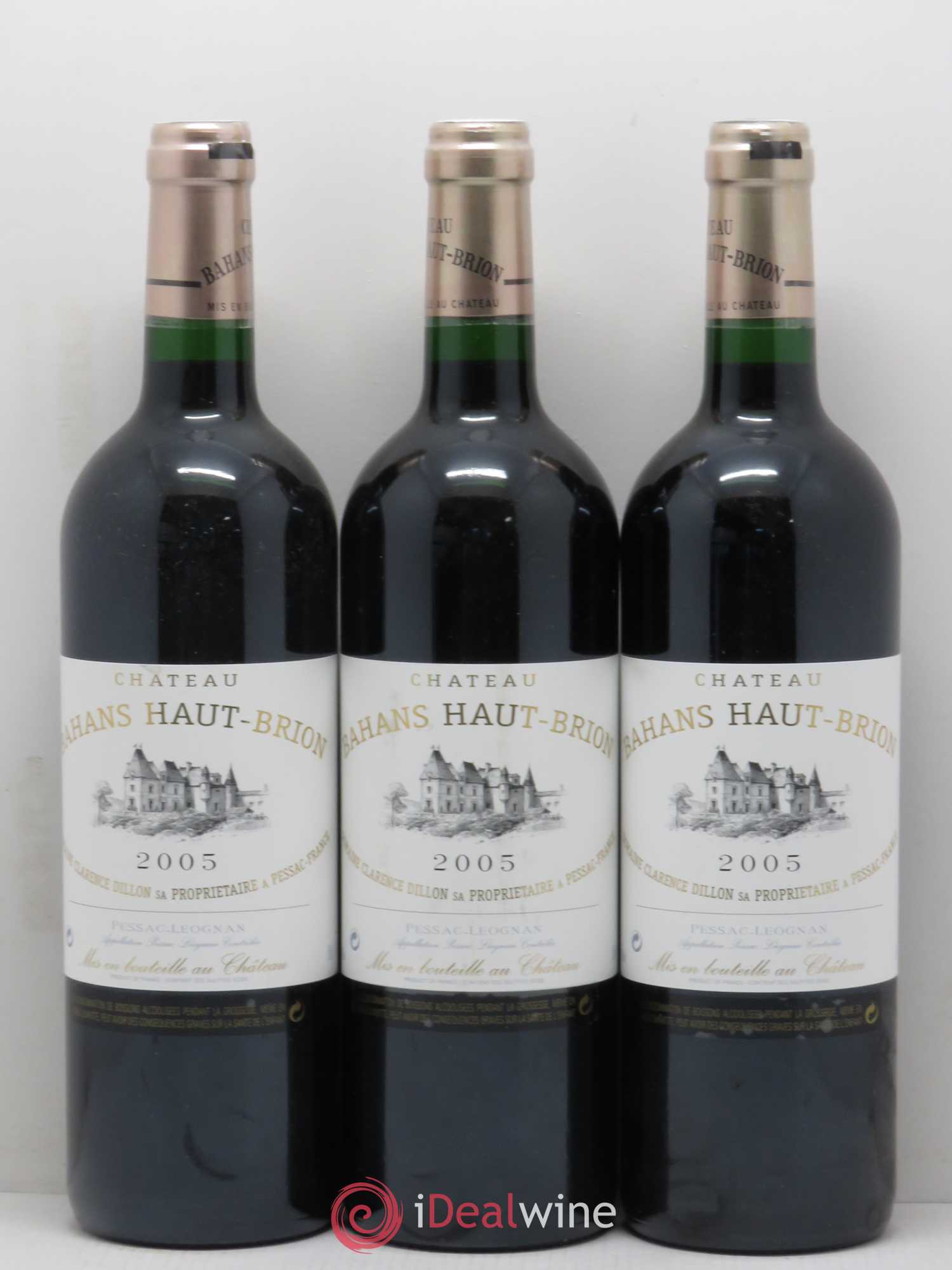 Clarence (Bahans) de Haut-Brion Second Vin (sans prix de réserve) 2005 - Lot de 3 bouteilles - 0