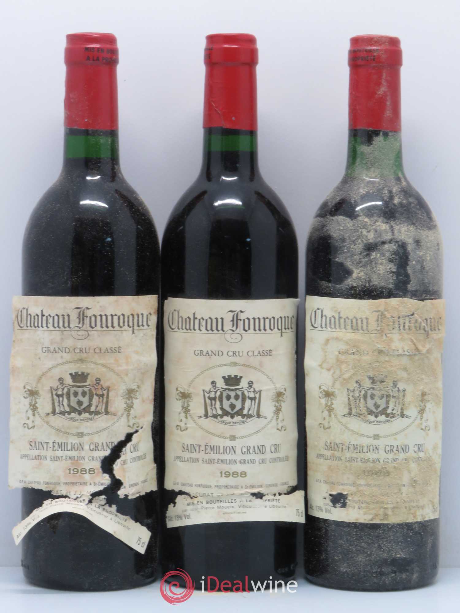 Château Fonroque Grand Cru Classé  (sans prix de réserve) 1988 - Lot de 12 bouteilles - 2