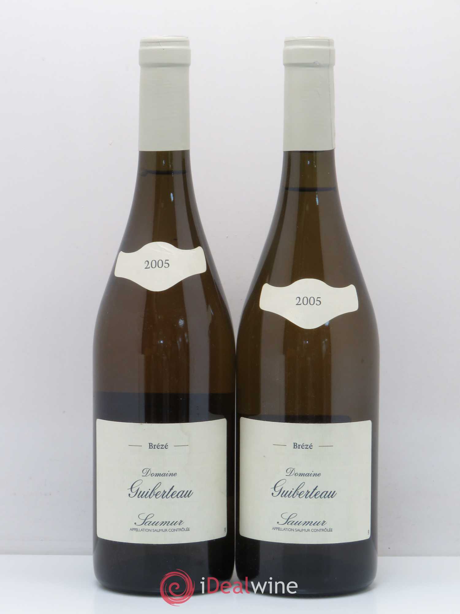Saumur Brézé Domaine Guiberteau 2005 - Lot de 2 bouteilles - 0