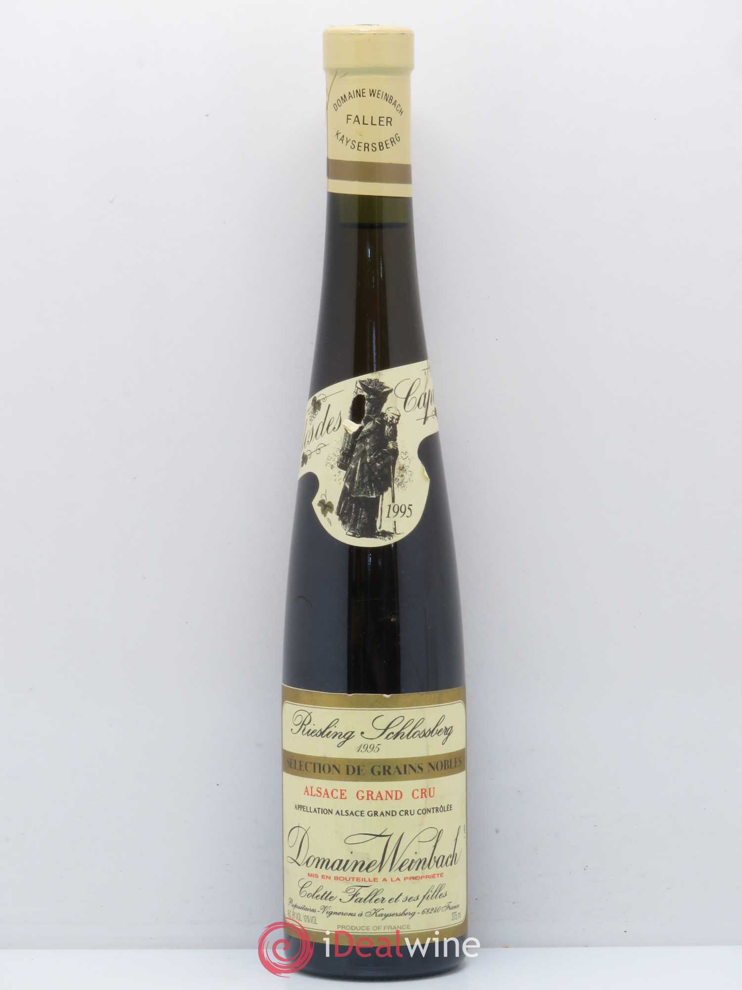 Alsace Riesling Weinbach (Domaine) Schlossberg Selection de Grains Nobles Weinbach 1995 - Posten von 1 Demi-Flasche - 0