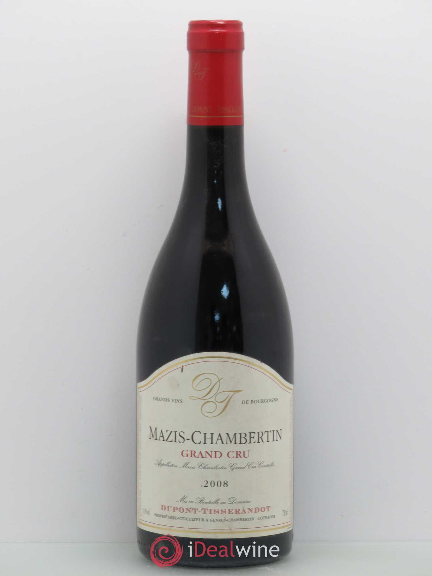 Mazis-Chambertin Grand Cru Dupont Tisserandot (sans prix de réserve) 2008 - Posten von 1 Flasche - 0