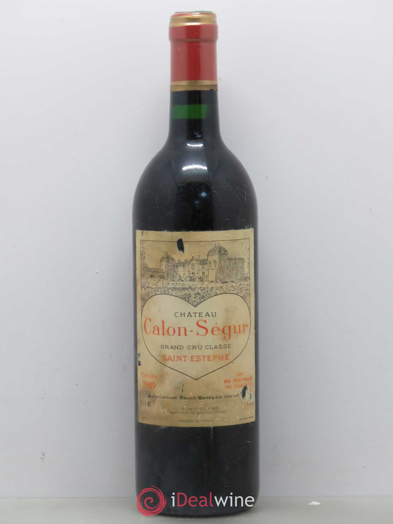 Château Calon Ségur 3ème Grand Cru Classé (sans prix de réserve) 1989 - Lot de 1 bouteille - 0