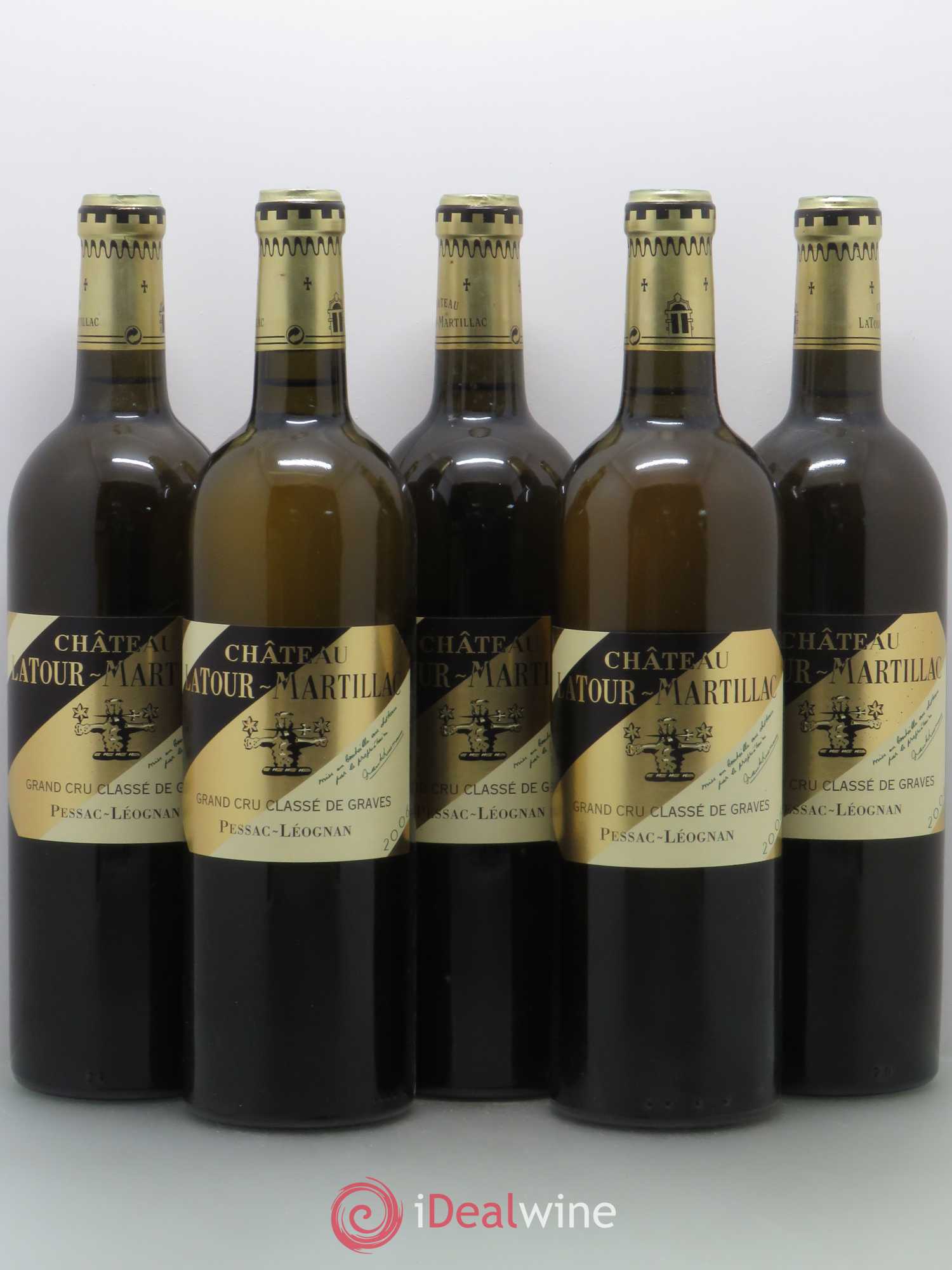 Château Latour-Martillac Cru Classé de Graves (sans prix de réserve) 2006 - Lot de 5 bouteilles - 0