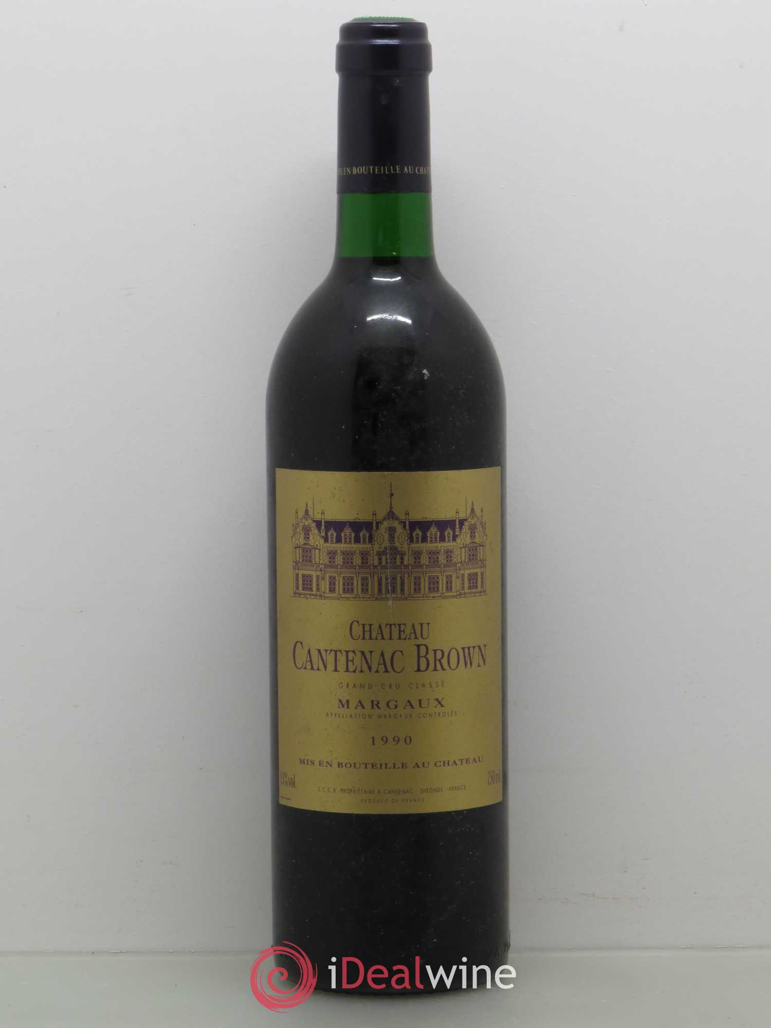 Château Cantenac Brown 3ème Grand Cru Classé (sans prix de réserve) 1990 - Lot de 1 bouteille - 0