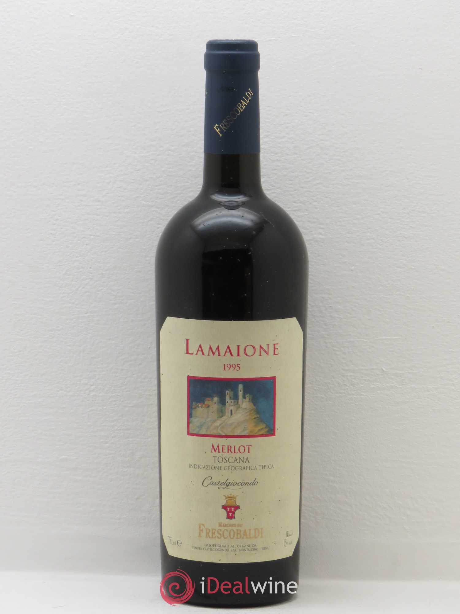 Italie lamaione marchesi de frescobaldi Merlot (sans prix de réserve) 1995 - Posten von 1 Flasche - 0
