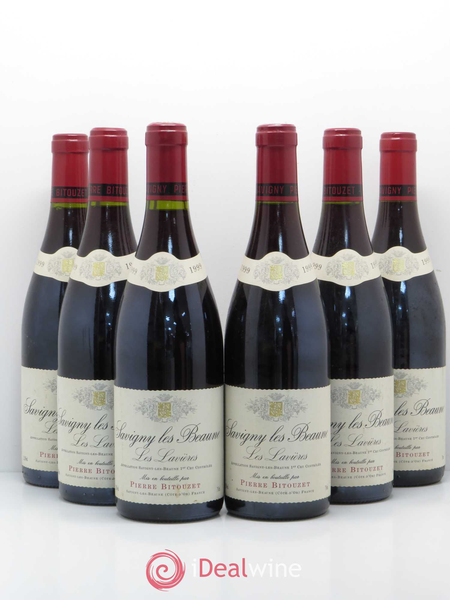 Savigny-lès-Beaune 1er Cru Les Lavières Pierre Bitouzet (sans prix de réserve) 1999 - Posten von 6 Flaschen - 0