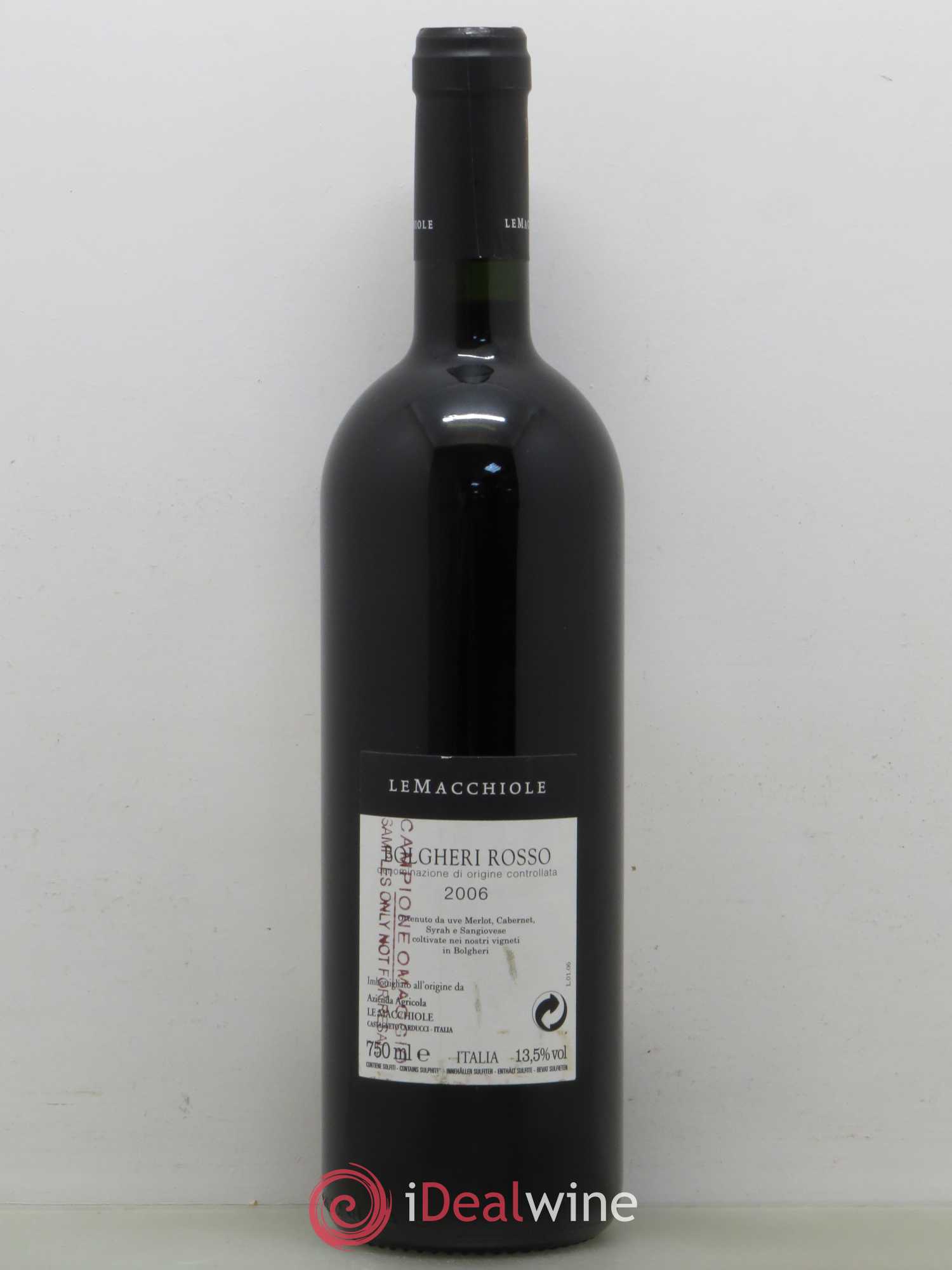 Bolgheri DOC Bolgheri Rosso Le Macchiole (sans prix de réserve) 2006 - Posten von 1 Flasche - 1