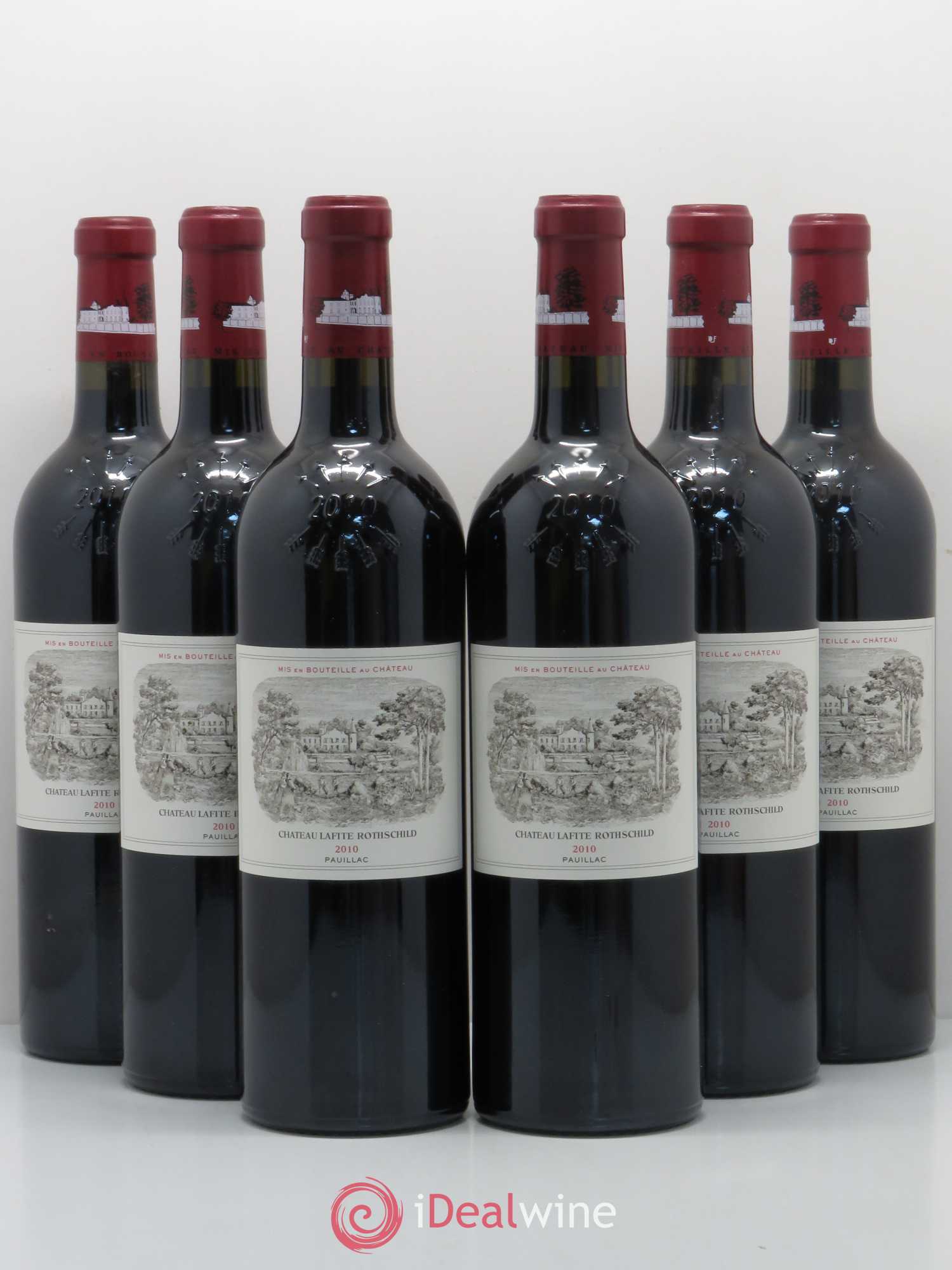 Château Lafite Rothschild 1er Grand Cru Classé 2010 - Lot de 6 bouteilles - 0