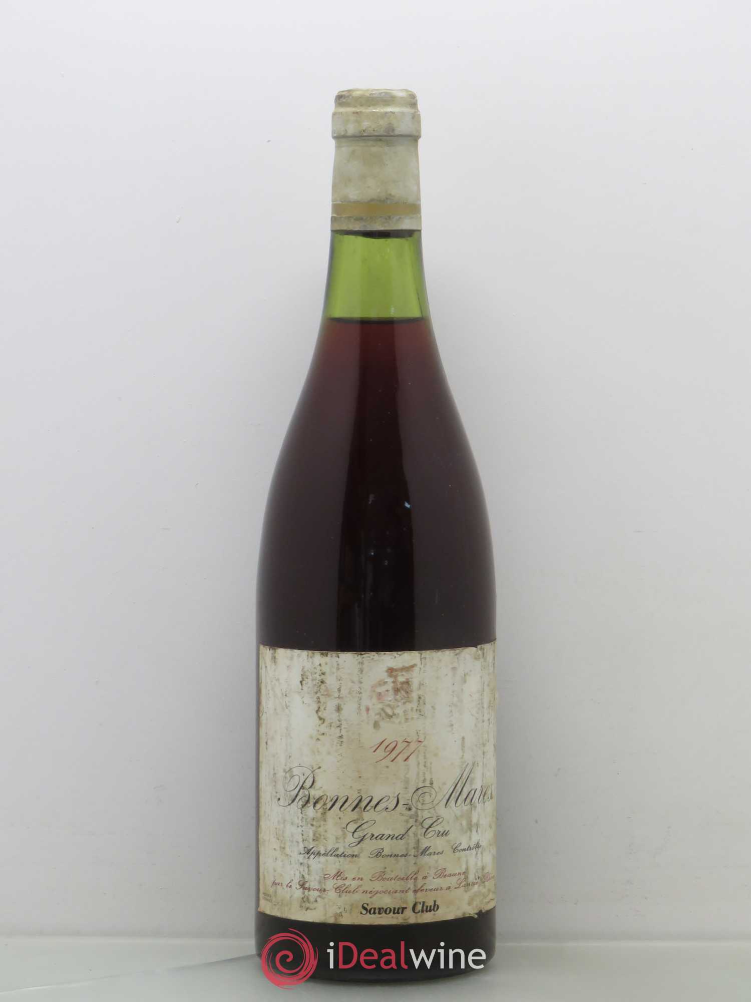 Bonnes-Mares Grand Cru Savour Club (sans prix de réserve) 1977 - Posten von 1 Flasche - 0