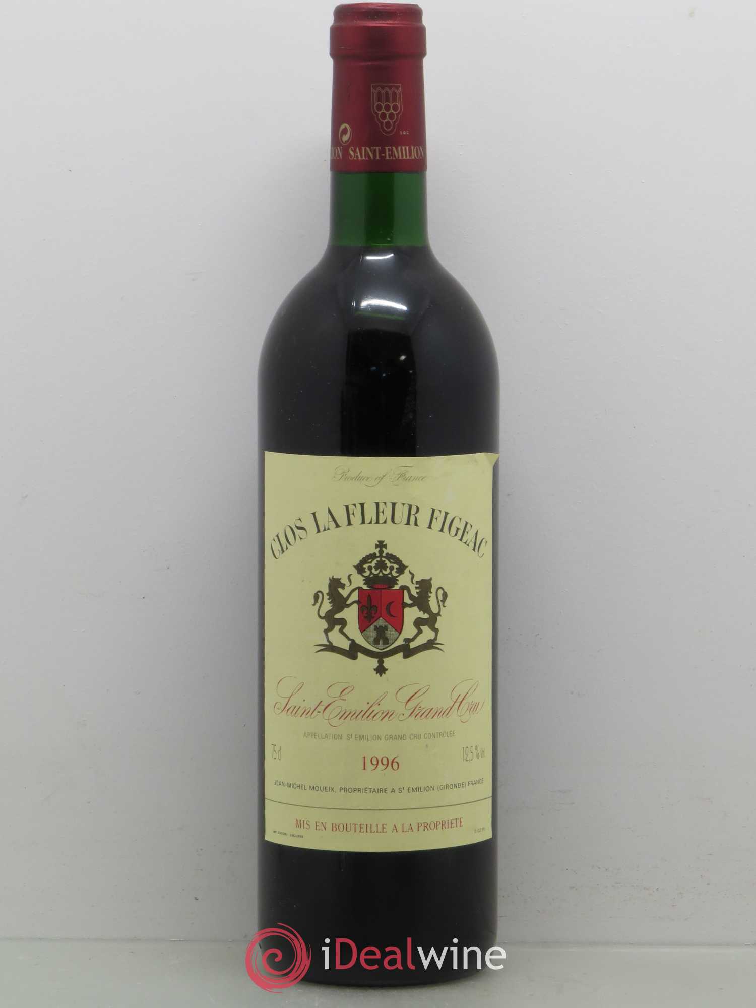 Saint-Émilion Clos La Fleur Figeac (sans prix de réserve) 1996 - Posten von 1 Flasche - 0