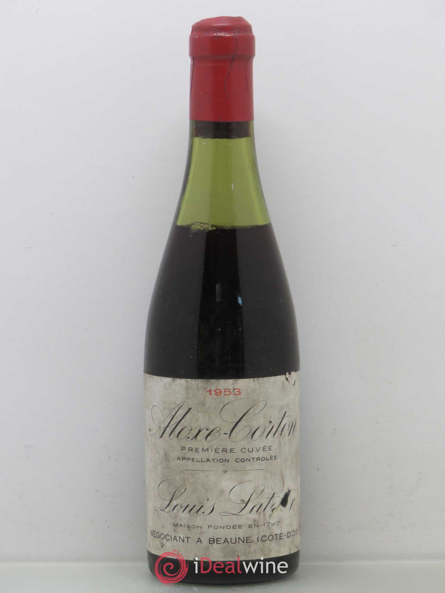 Aloxe-Corton Louis Latour (sans prix de réserve) 1953 - Lot de 1 demi bouteille - 0
