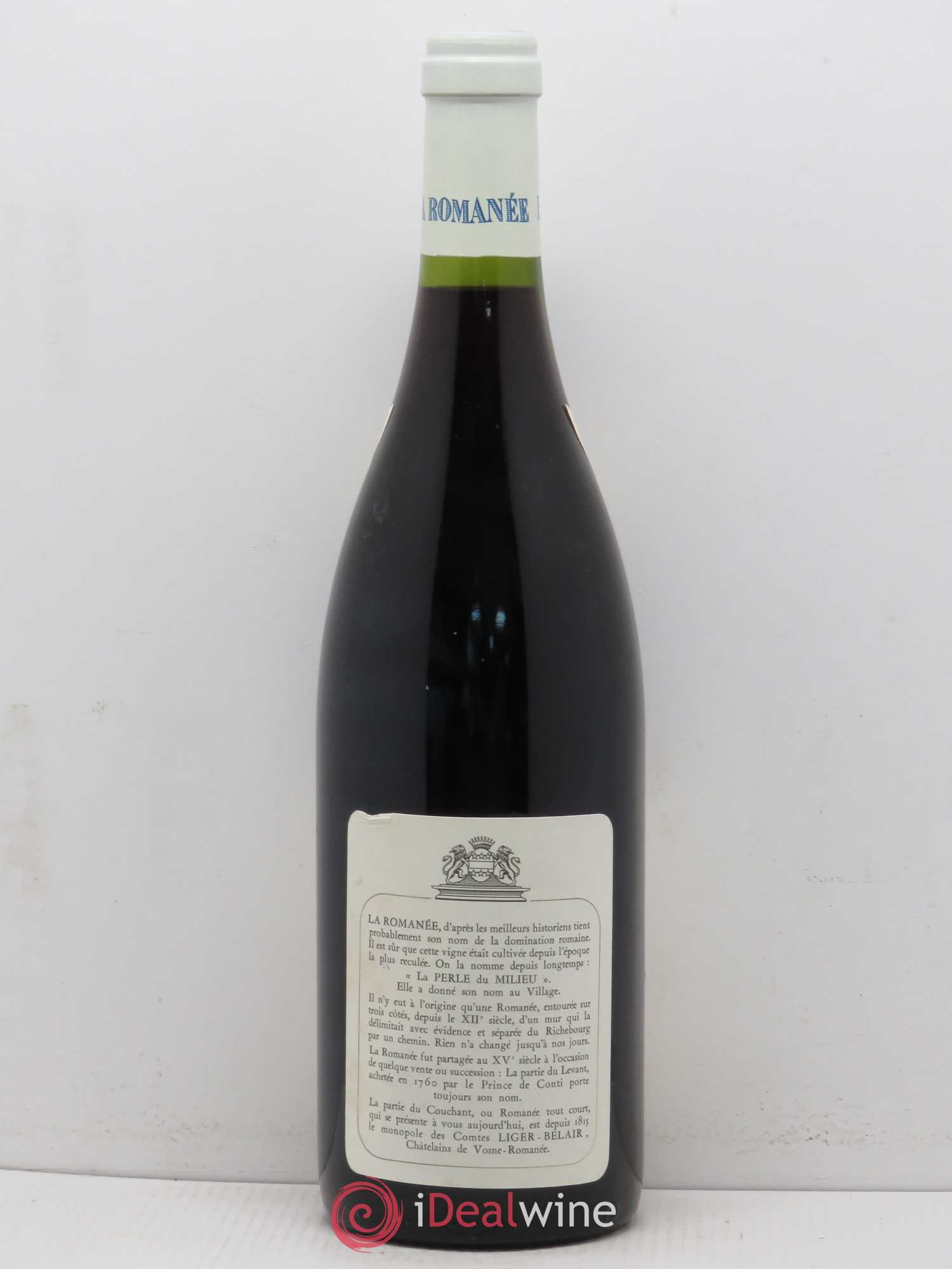 La Romanée Grand Cru Comte Liger-Belair (Domaine du) (sans prix de réserve) 1993 - Lot de 1 bouteille - 1
