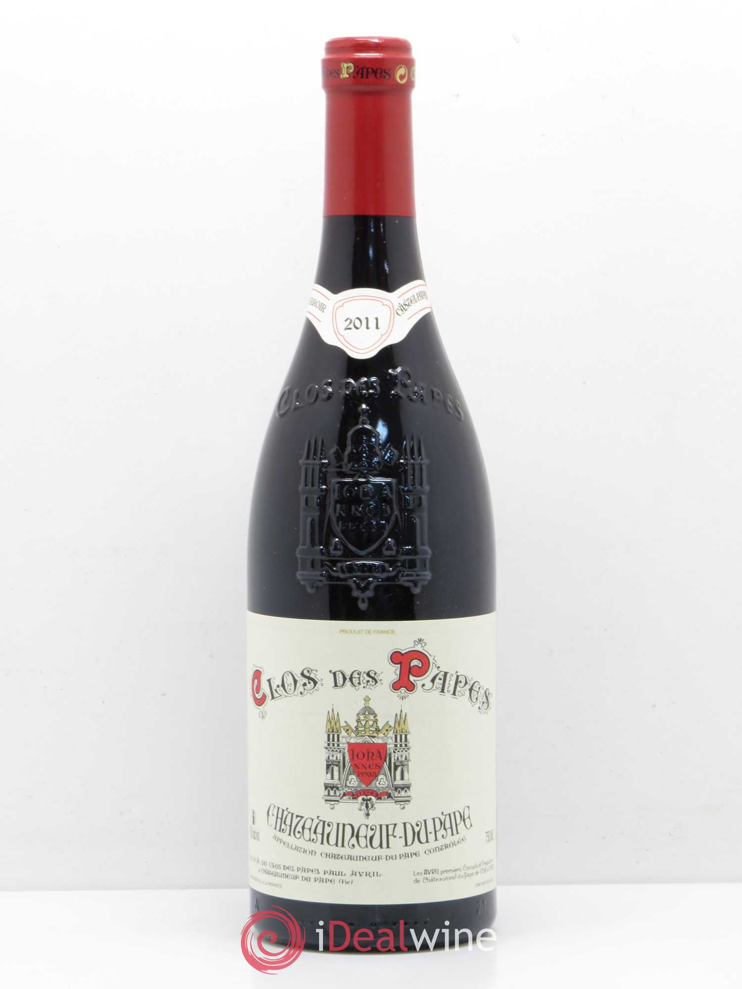 Châteauneuf-du-Pape Clos des Papes - Paul Avril (sans prix de réserve) 2011 - Lot de 1 bouteille - 0