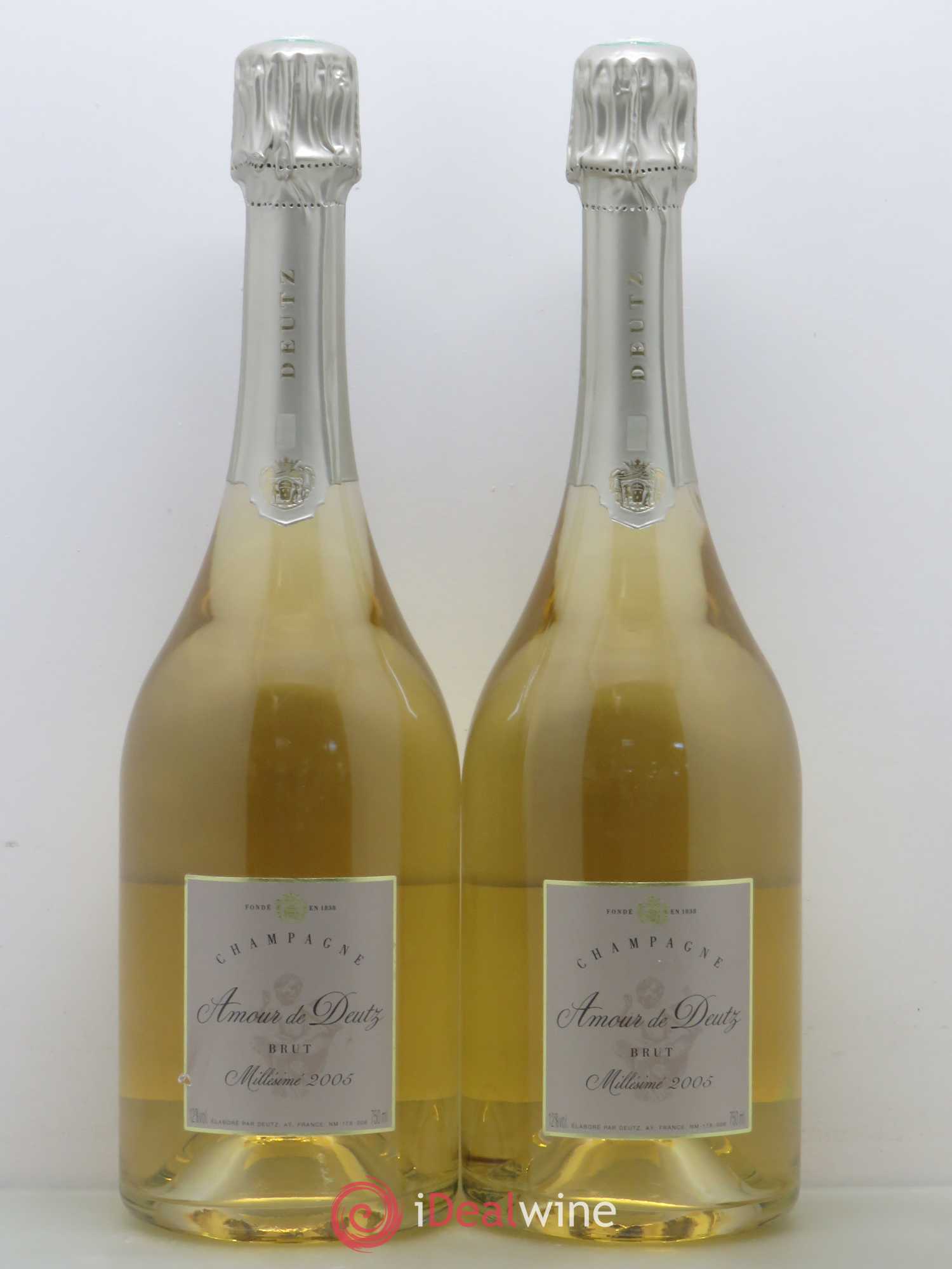 Amour de Deutz Brut Deutz (sans prix de réserve) 2005 - Lot de 2 bouteilles - 0