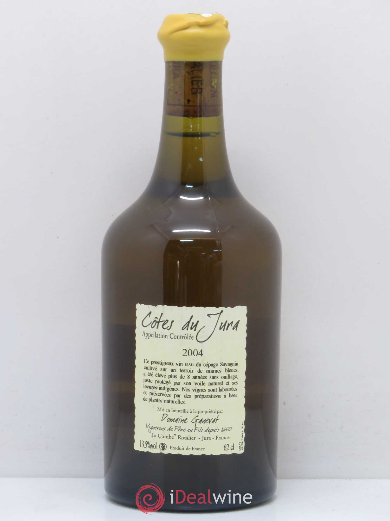 Côtes du Jura Vin Jaune Jean-François Ganevat (Domaine) (sans prix de réserve) 2004 - Lot de 1 bouteille - 1