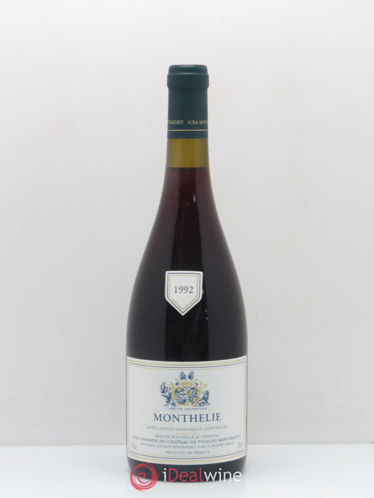 Monthélie Domaine du Château de Puligny-Montrachet (sans prix de réserve) 1992 - Posten von 1 Flasche - 0