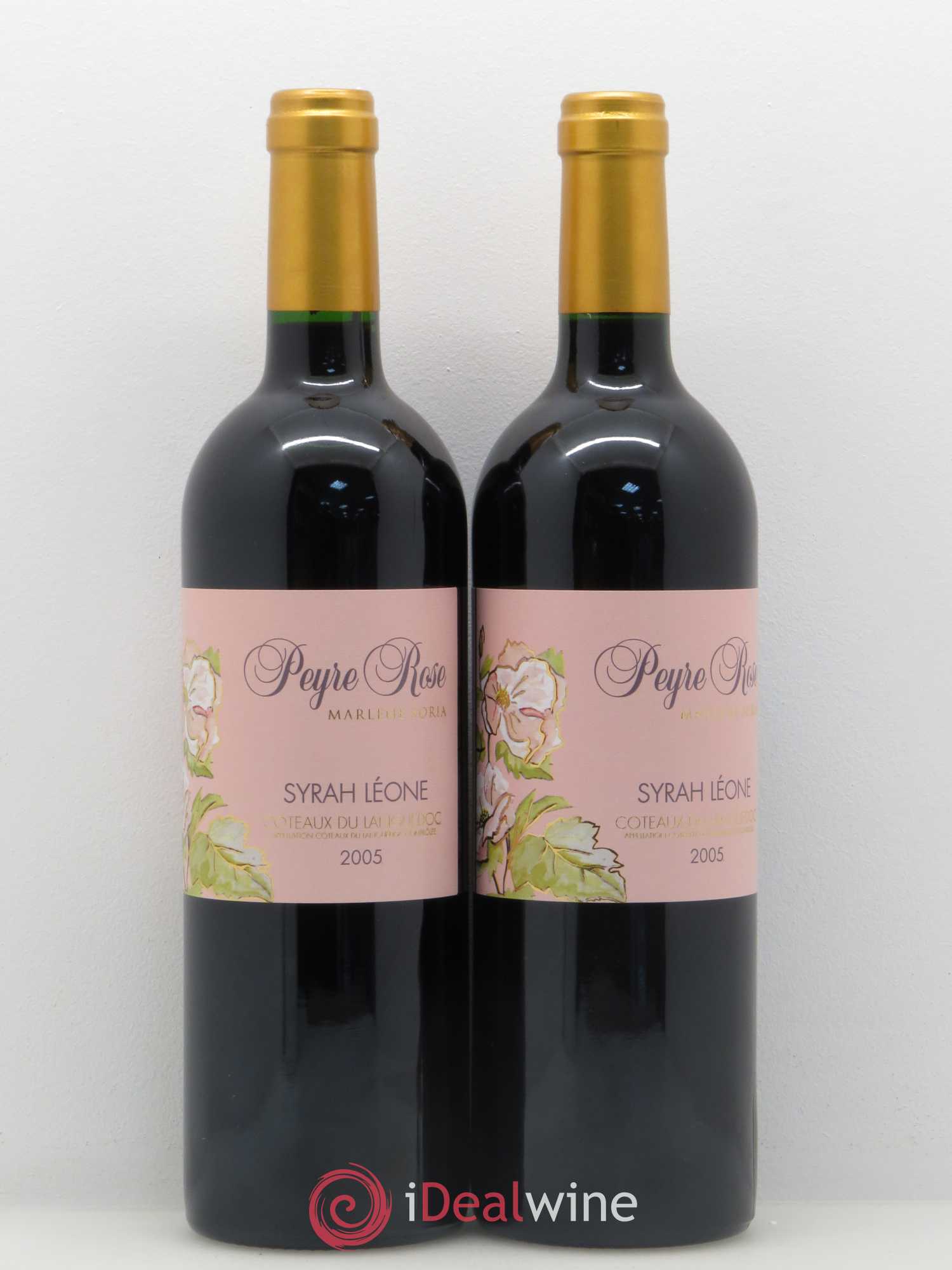 Coteaux du Languedoc Domaine Peyre Rose Belle Léone (anciennement Syrah Léone) Marlène Soria (sans prix de réserve) 2005 - Lot de 2 bouteilles - 0