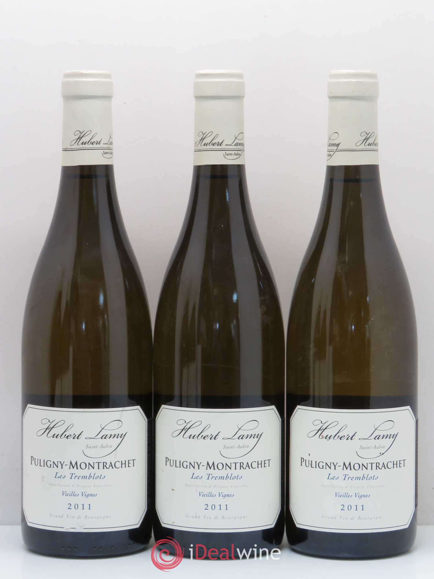 Puligny-Montrachet Les Tremblots vieilles vignes Hubert Lamy (sans prix de réserve) 2011 - Posten von 3 Flaschen - 0