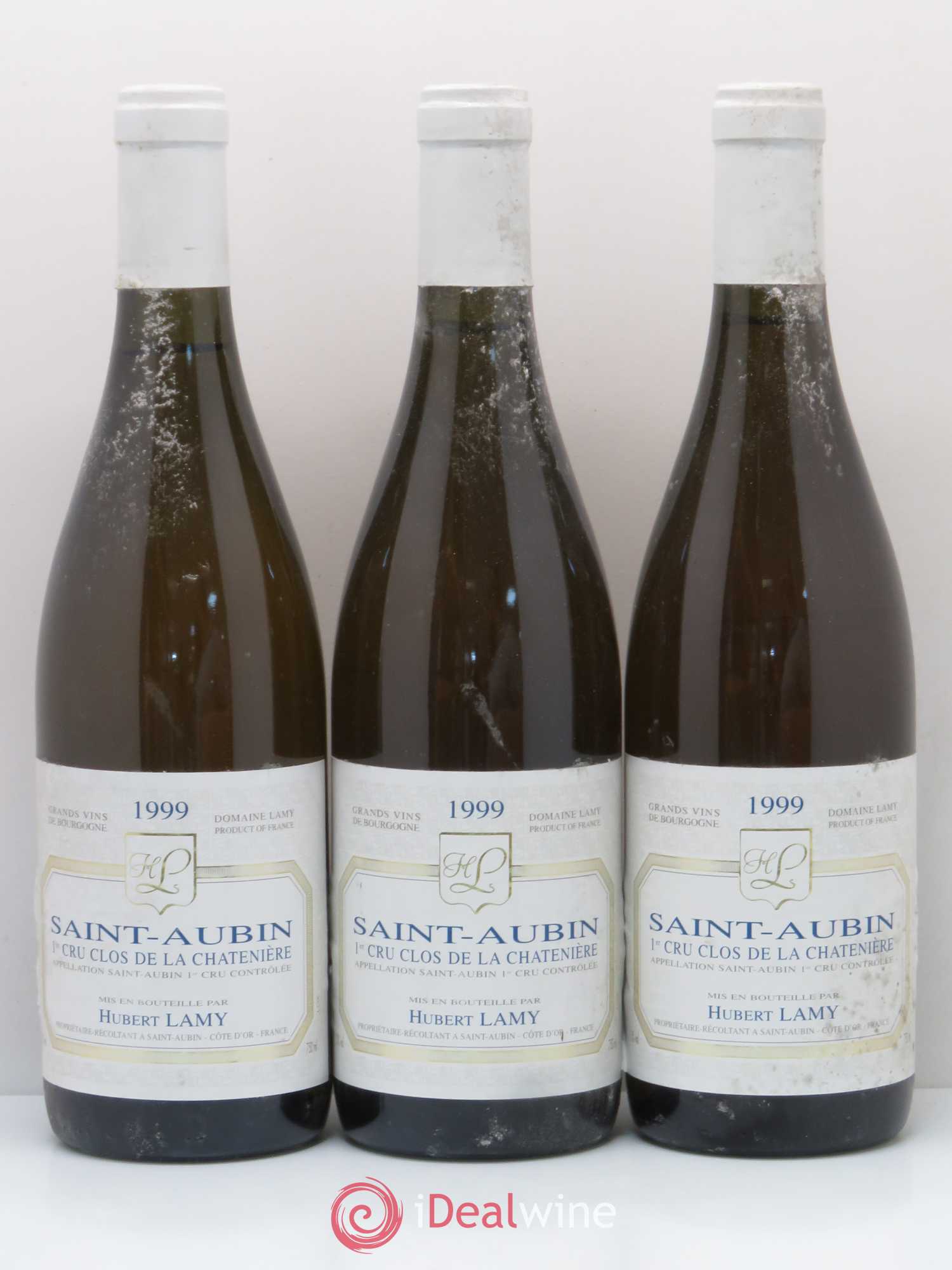 Saint-Aubin 1er Cru Clos de La Chateniere Hubert Lamy (sans prix de réserve) 1999 - Posten von 3 Flaschen - 0