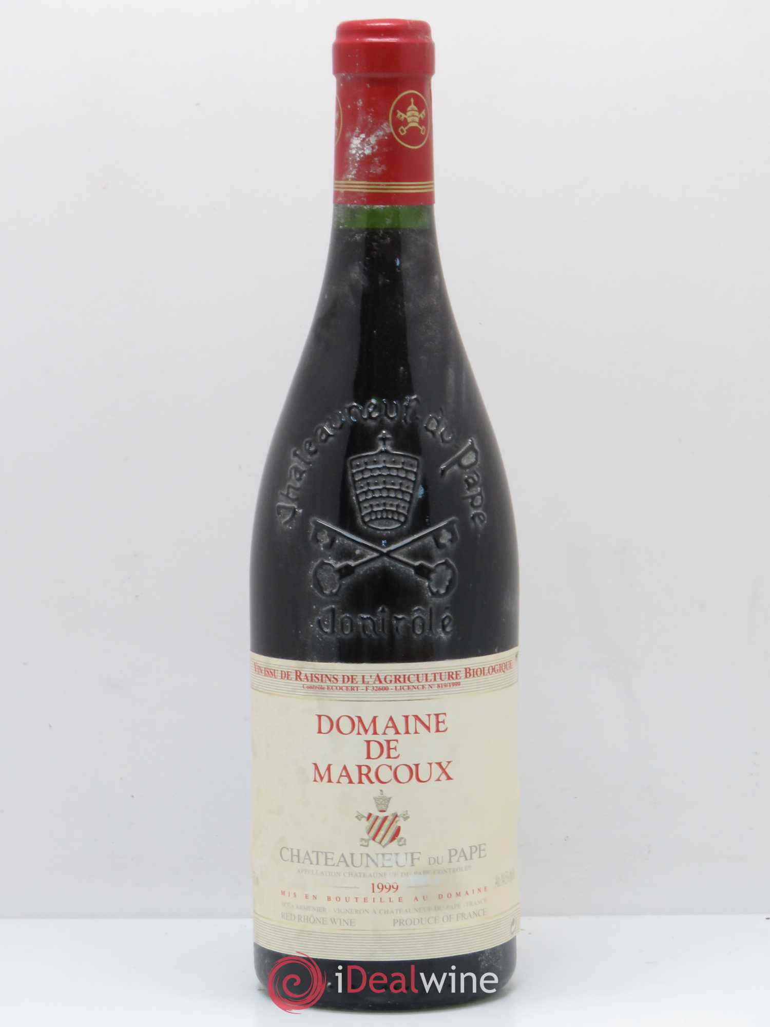 Châteauneuf-du-Pape Marcoux (Domaine de) (sans prix de réserve) 1999 - Lot de 1 bouteille - 0