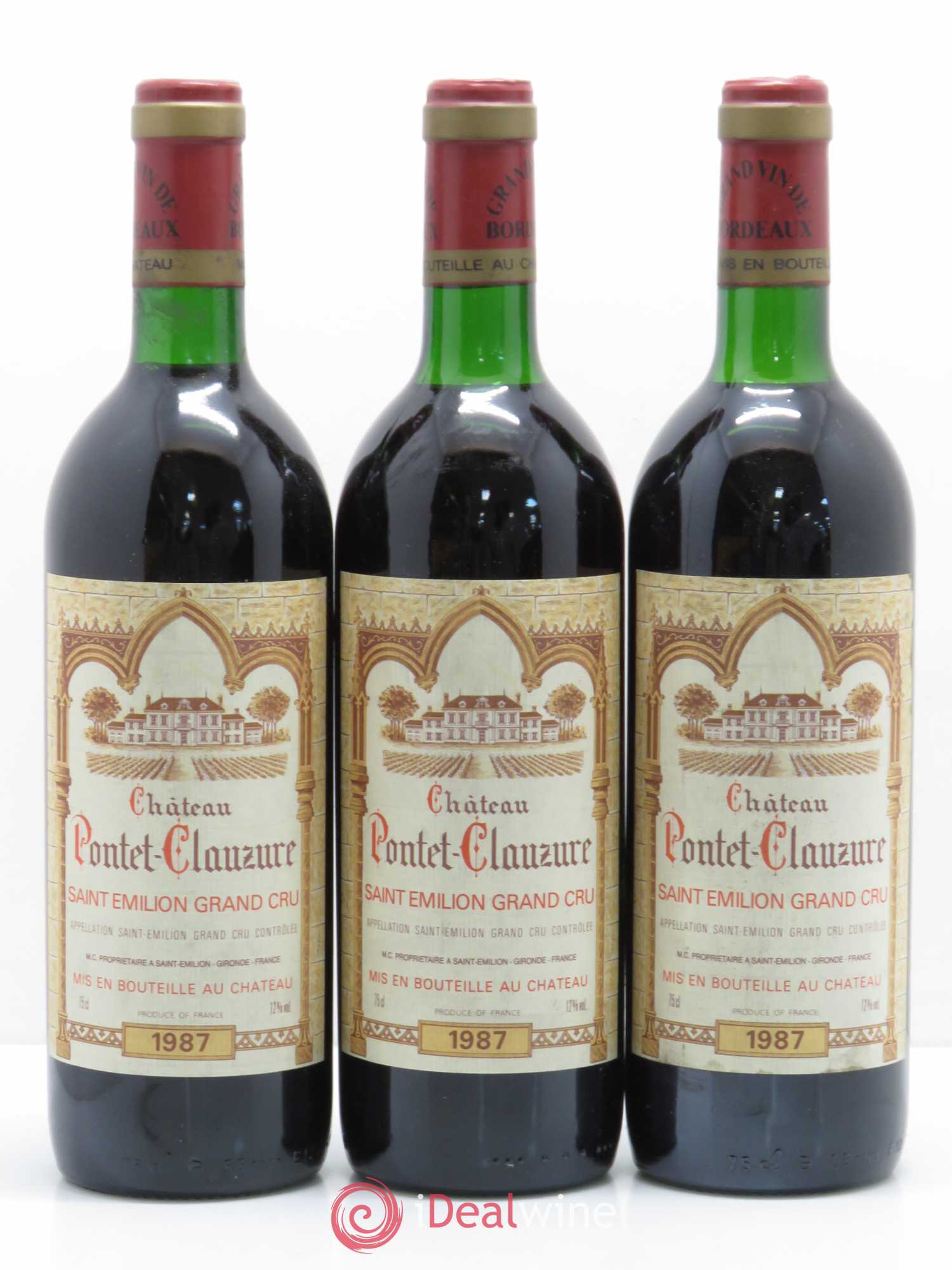 Château Pontet Clauzure (sans prix de réserve) 1987 - Lot de 6 bouteilles - 2