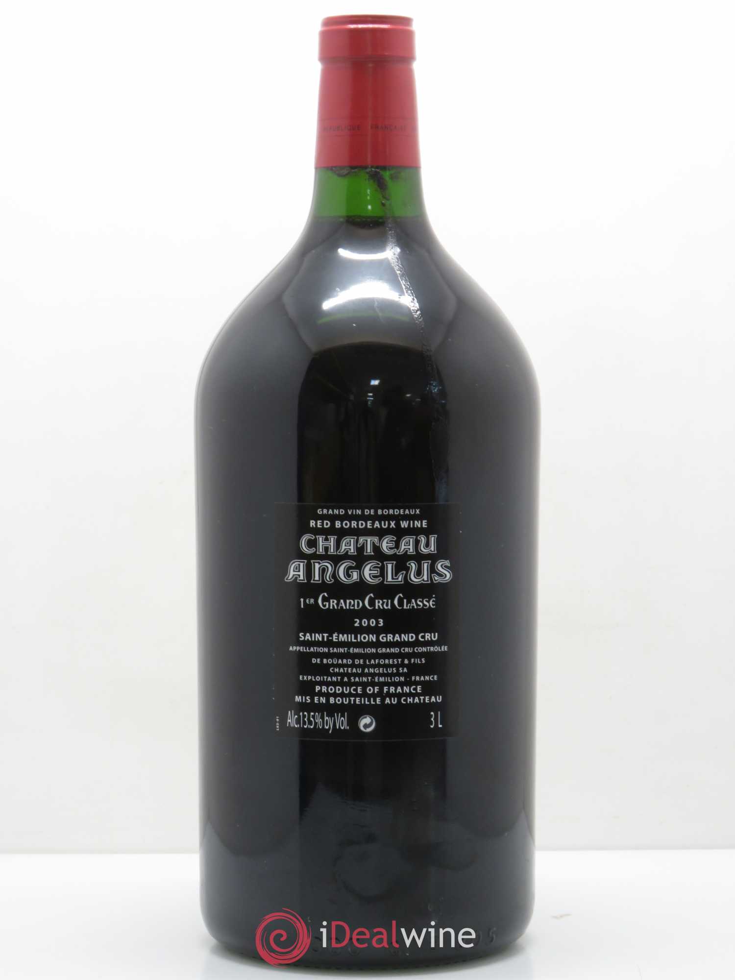 Château Angélus 1er Grand Cru Classé A 2003 - Lot de 1 double magnum - 1