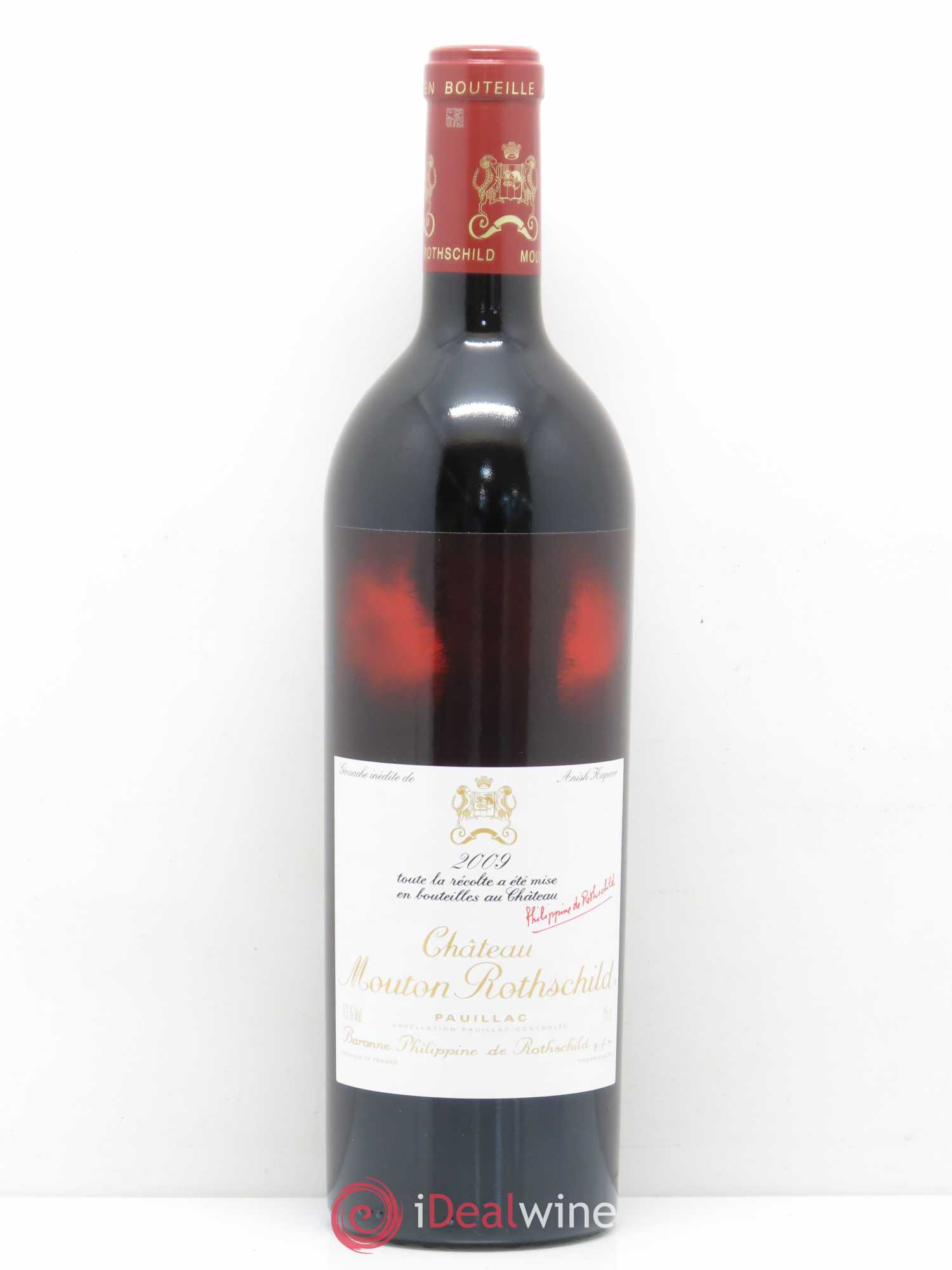 Château Mouton Rothschild 1er Grand Cru Classé (sans prix de réserve) 2009 - Lot de 1 bouteille - 0