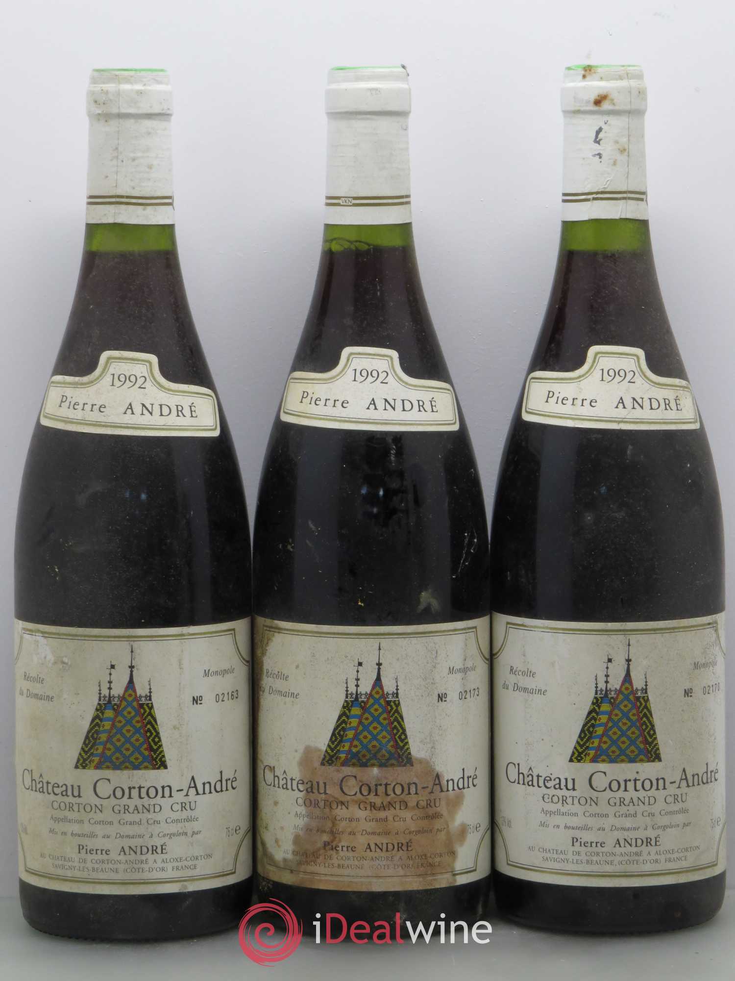Corton Grand Cru Pierre André (sans prix de réserve) 1992 - Posten von 6 Flaschen - 1