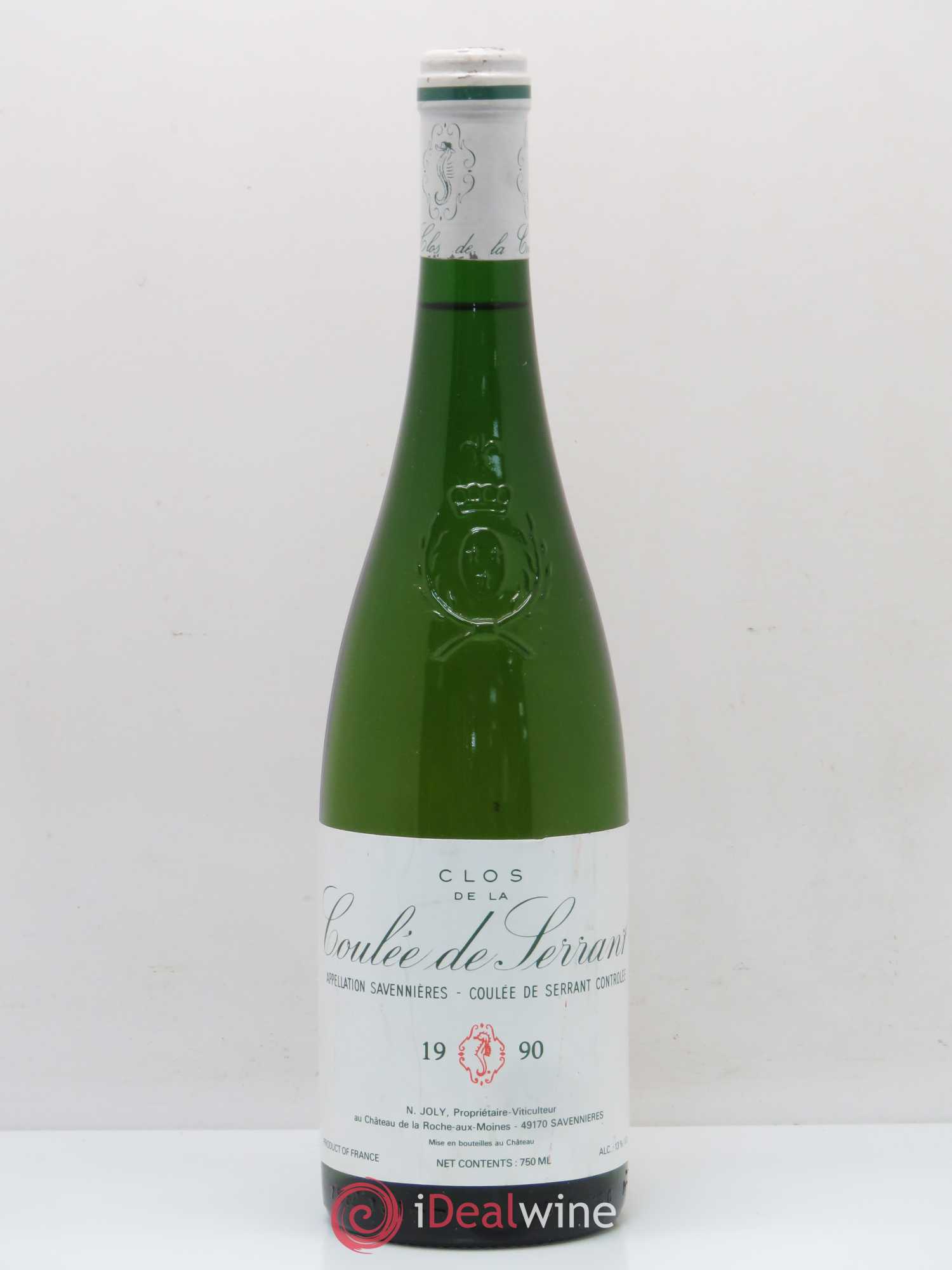 Savennières Clos de la Coulée de Serrant Vignobles de la Coulée de Serrant - Nicolas Joly (sans prix de réserve) 1990 - Lot de 1 bouteille - 0